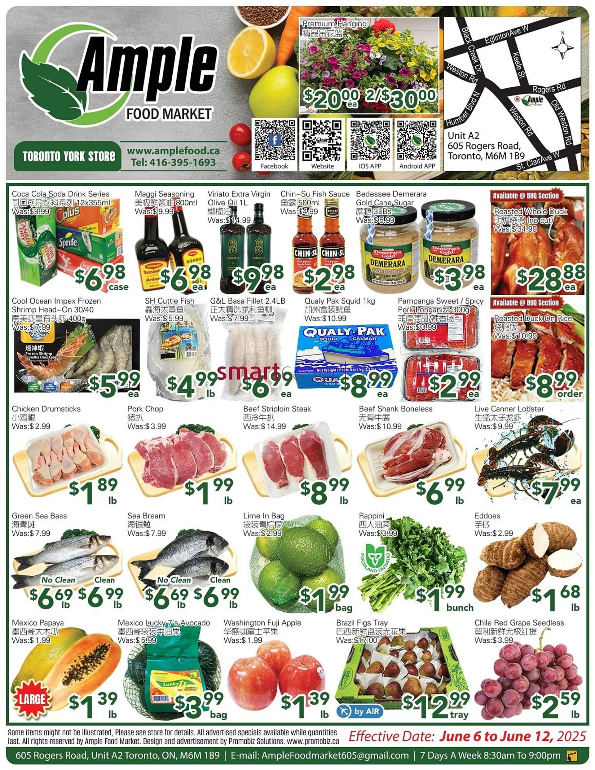 Ample Food Market flyer from June 6 to June 12 2025 - flyer page 1