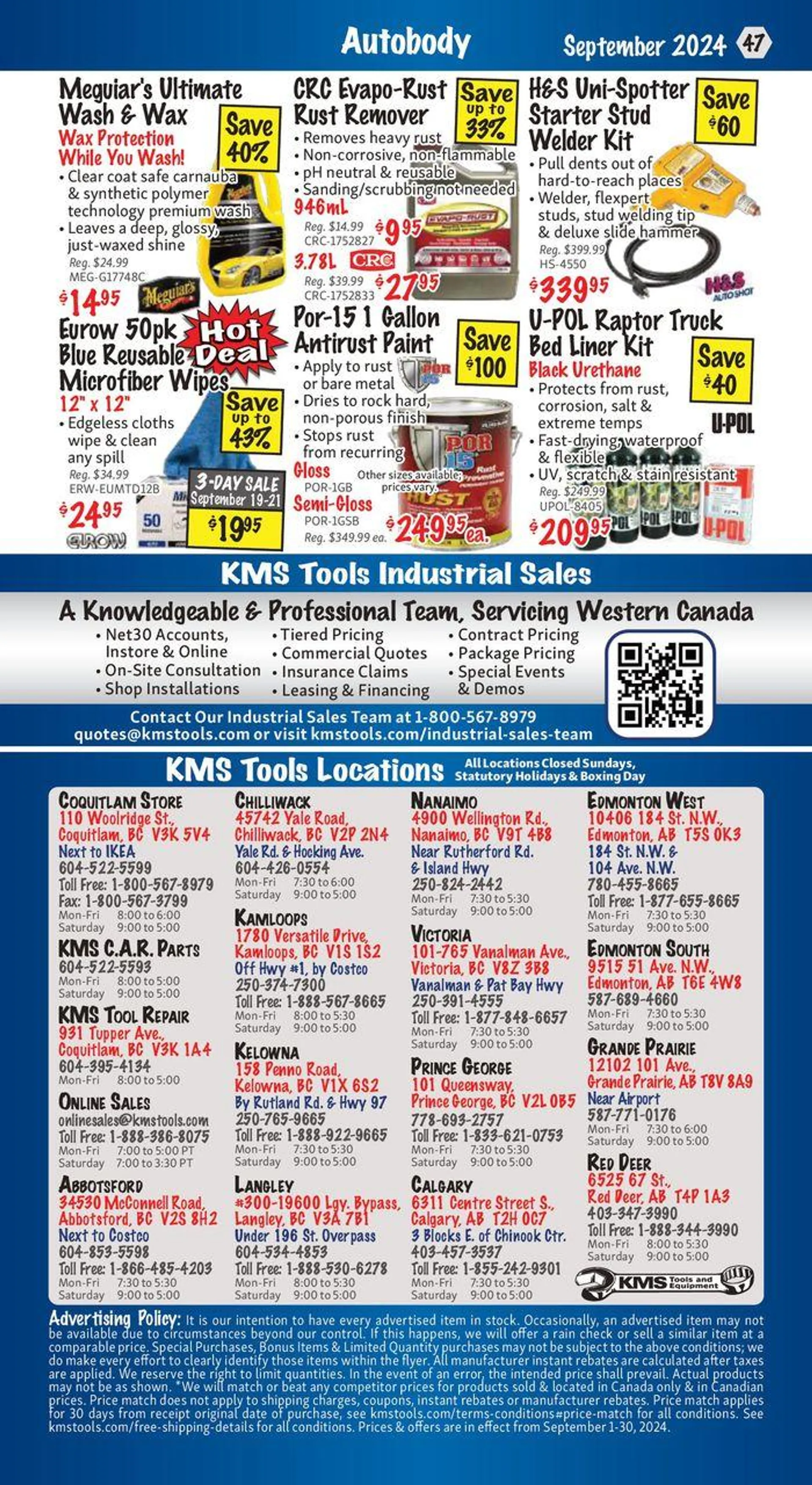 KMS Tools  from September 3 to September 17 2024 - flyer page 47