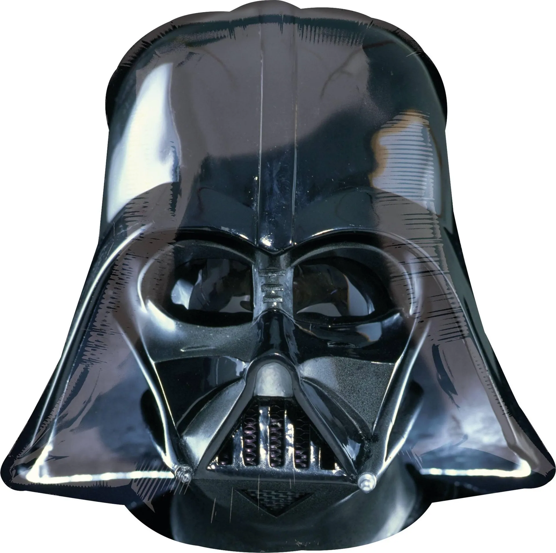 Disney Star Wars Darth Vader Satin Foil Balloon, Black, 25-in, Helium Inflation & Ribbon Included for Birthday Party