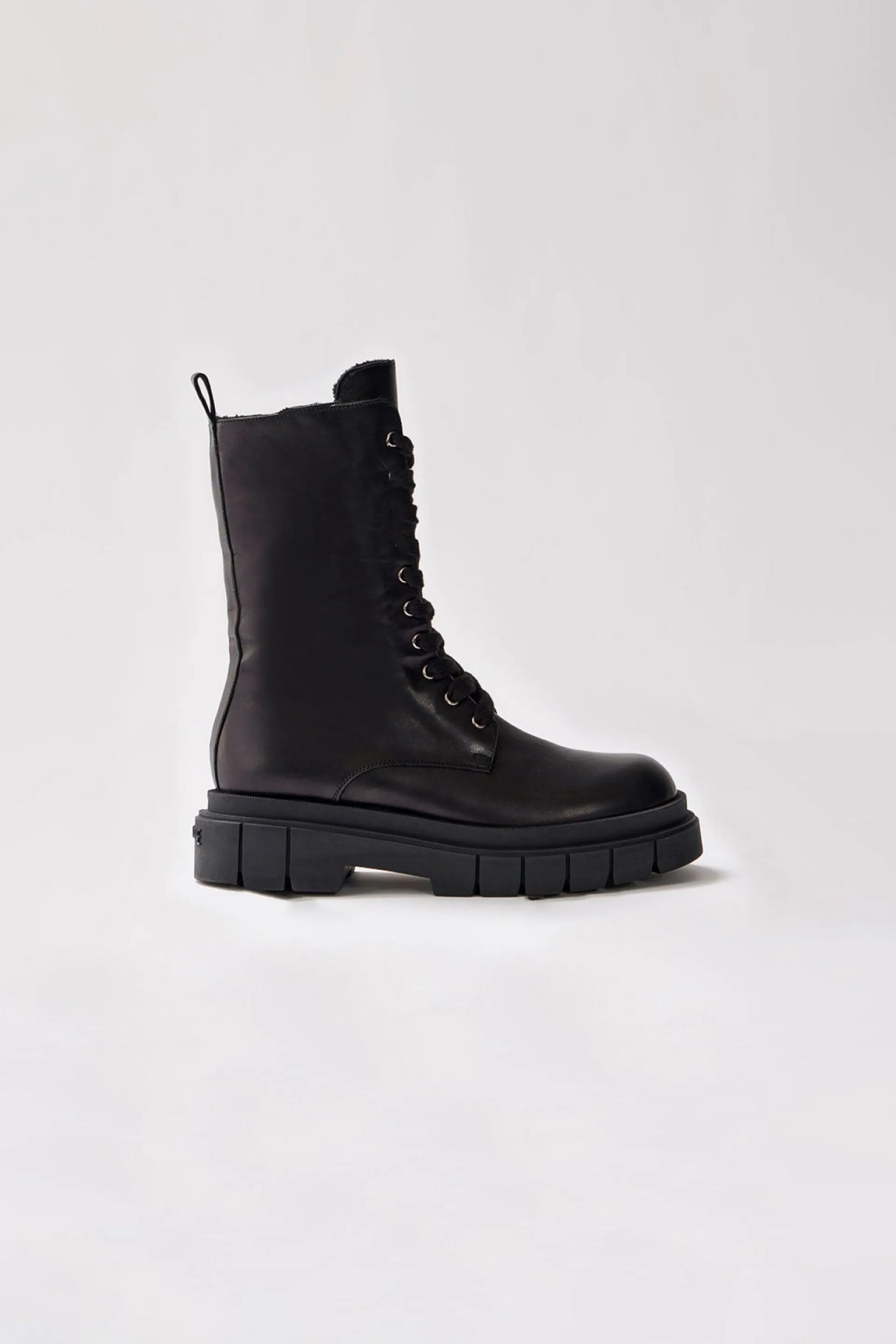 WARRIOR Lug sole leather combat boot