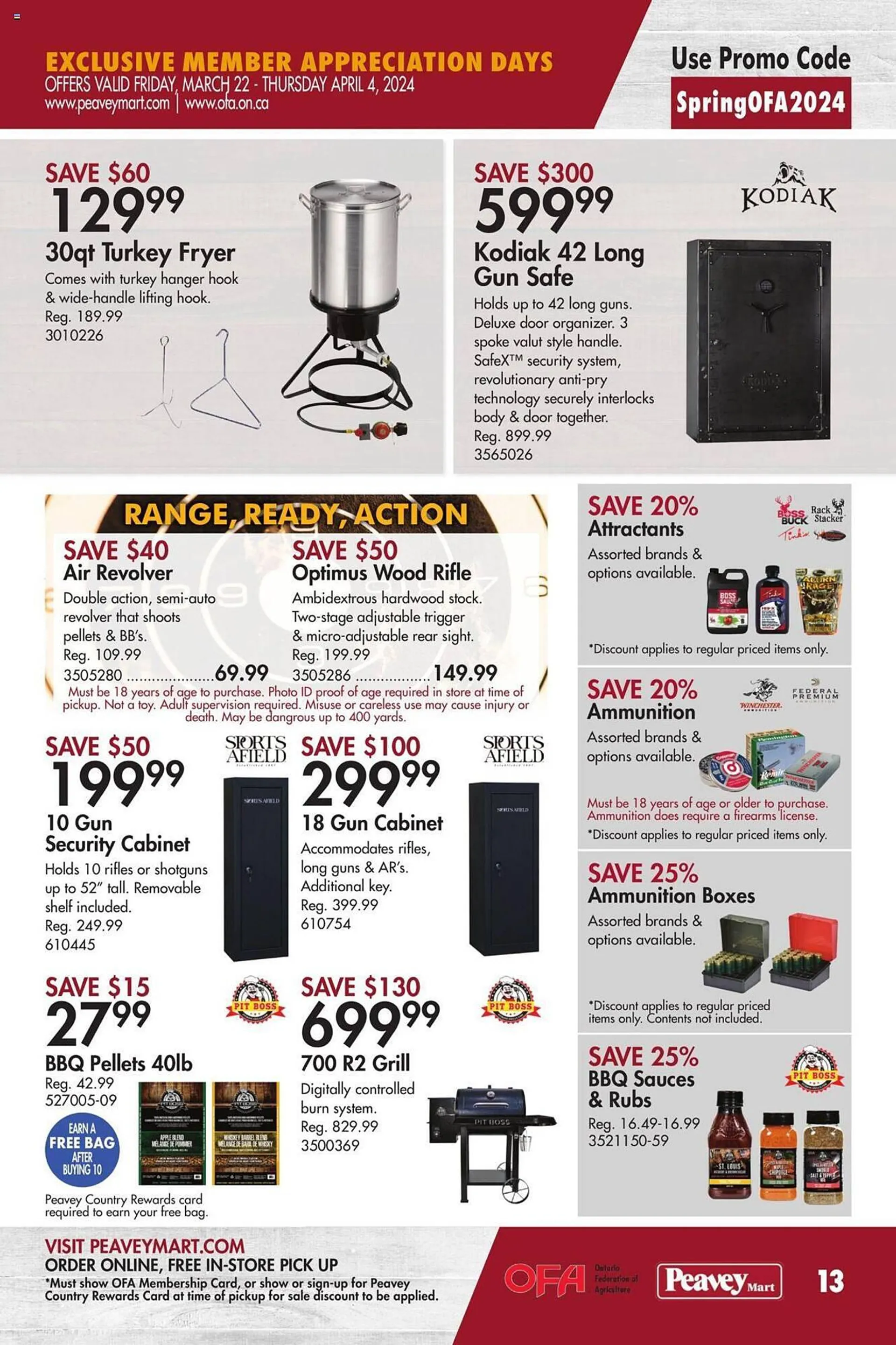 Peavey Mart flyer from March 22 to April 4 2024 - flyer page 13