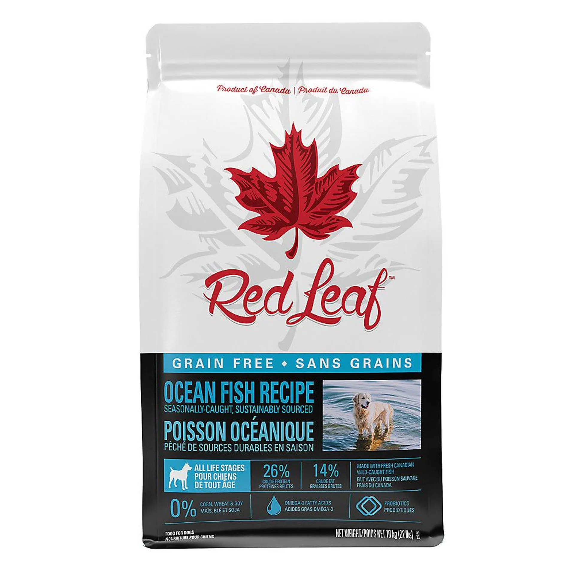 Red Leaf All Life Stages Dry Dog Food - Grain Free, Ocean Fish