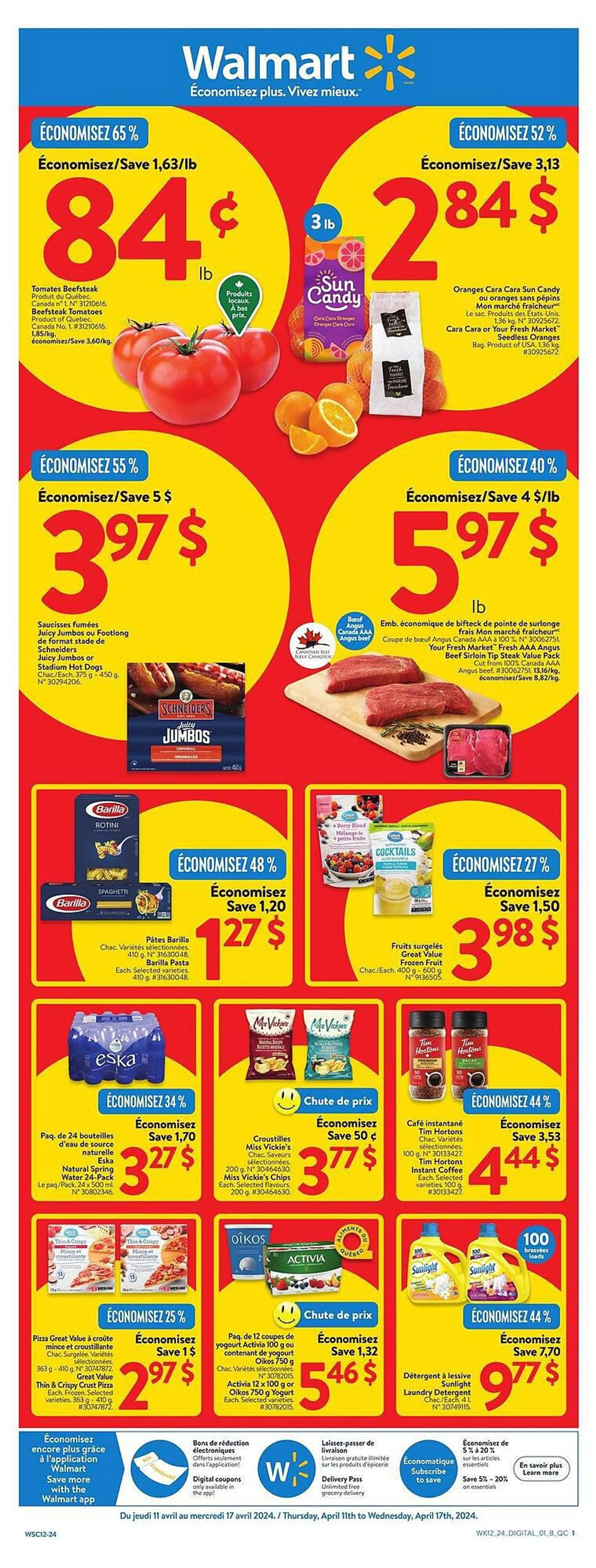 Walmart flyer from April 10 to April 23 2024 - flyer page 