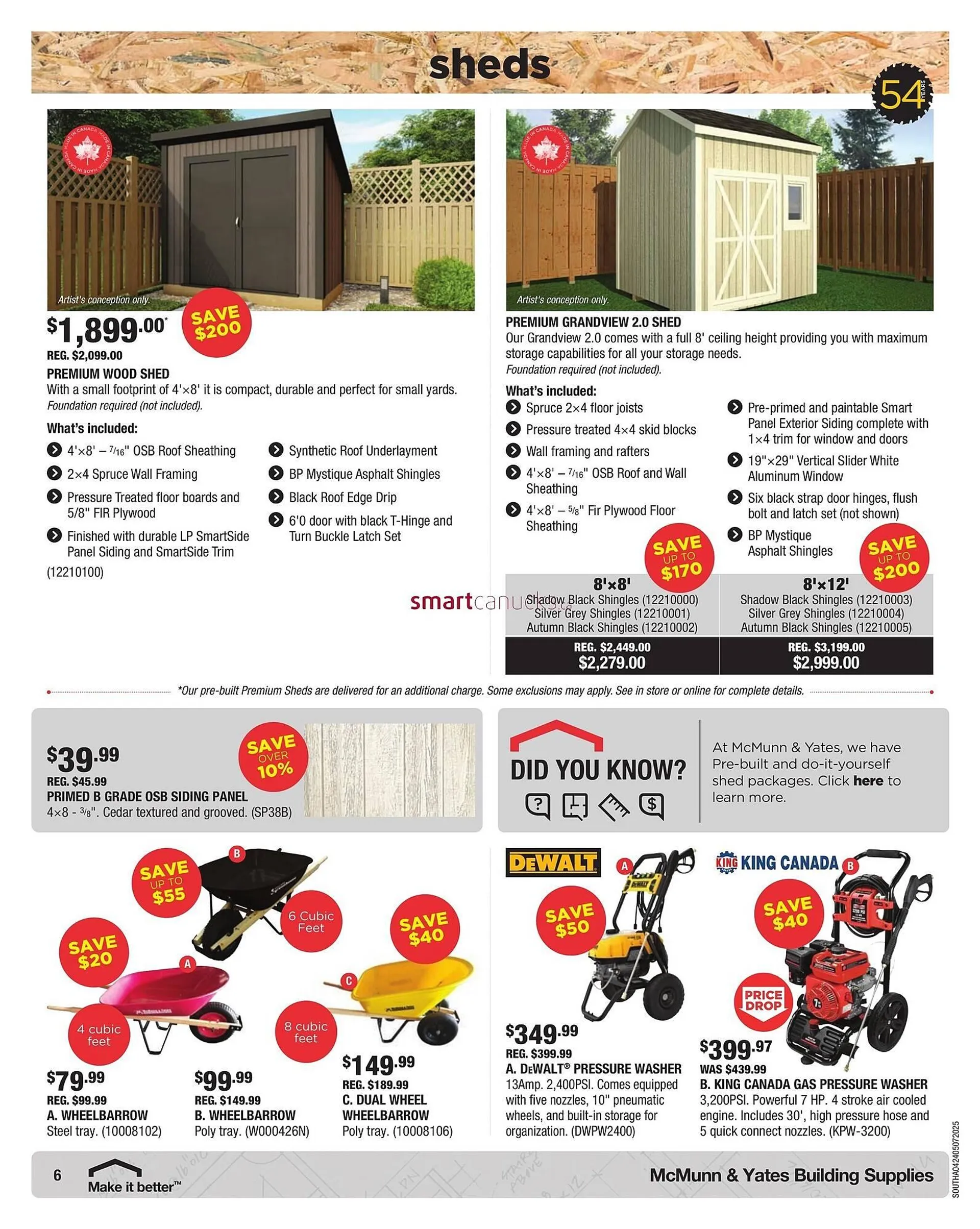 McMunn & Yates Building Supplies flyer from April 24 to May 24 2025 - flyer page 6