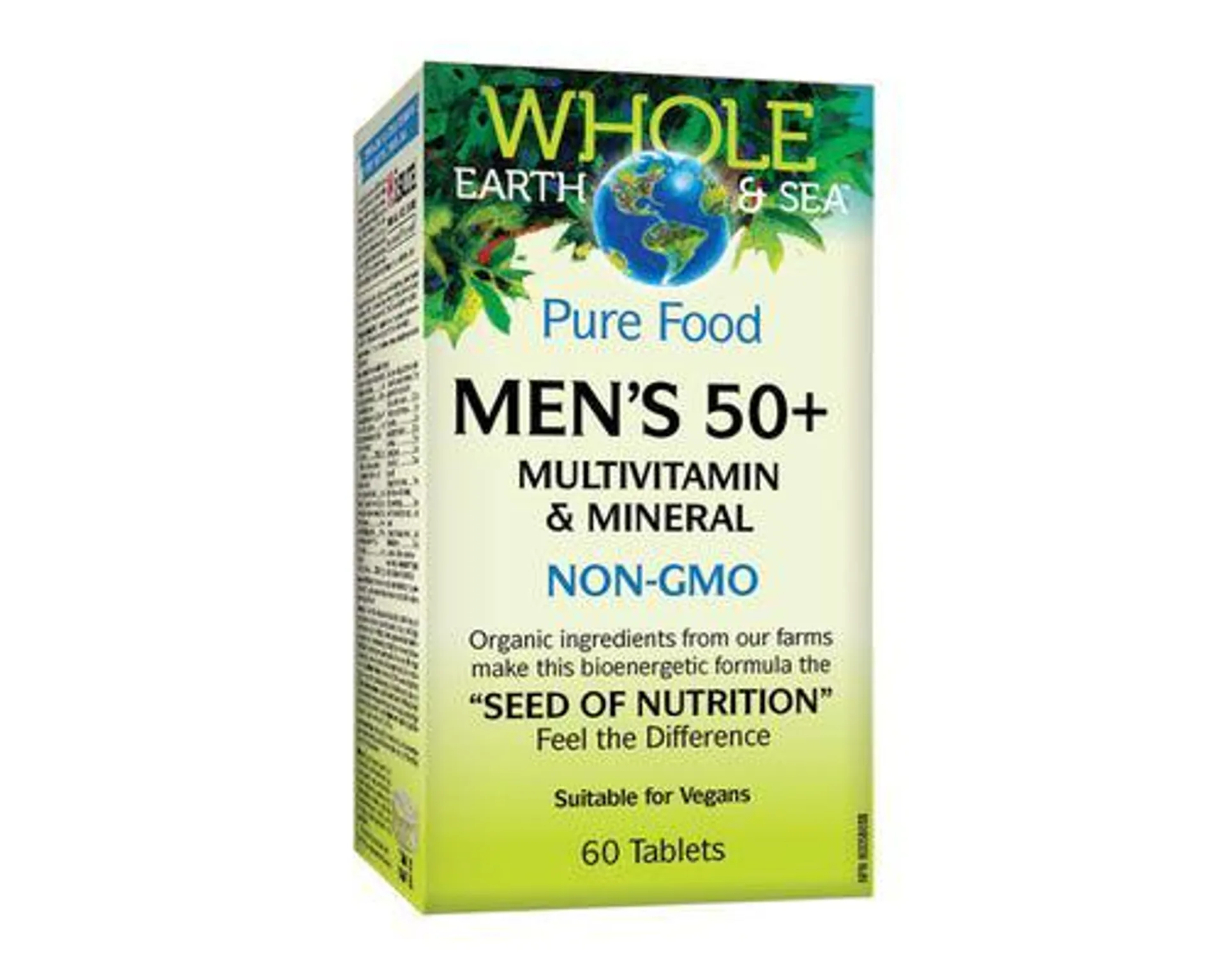 Whole Earth & Sea Multivitamin & Mineral Men's 50+ 60 Tablets