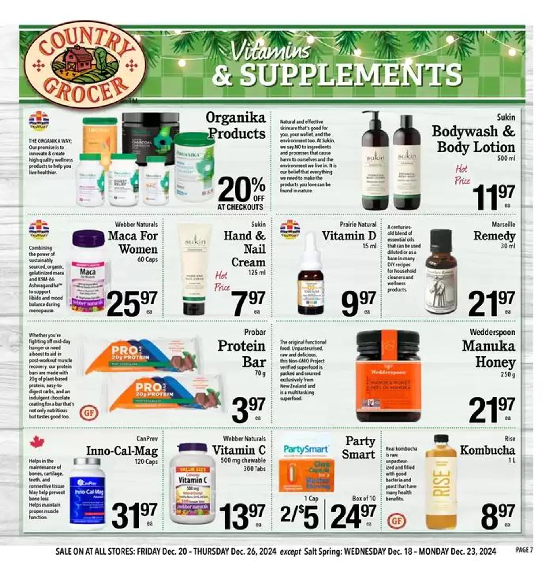 Exclusive bargains from December 18 to January 1 2025 - flyer page 7