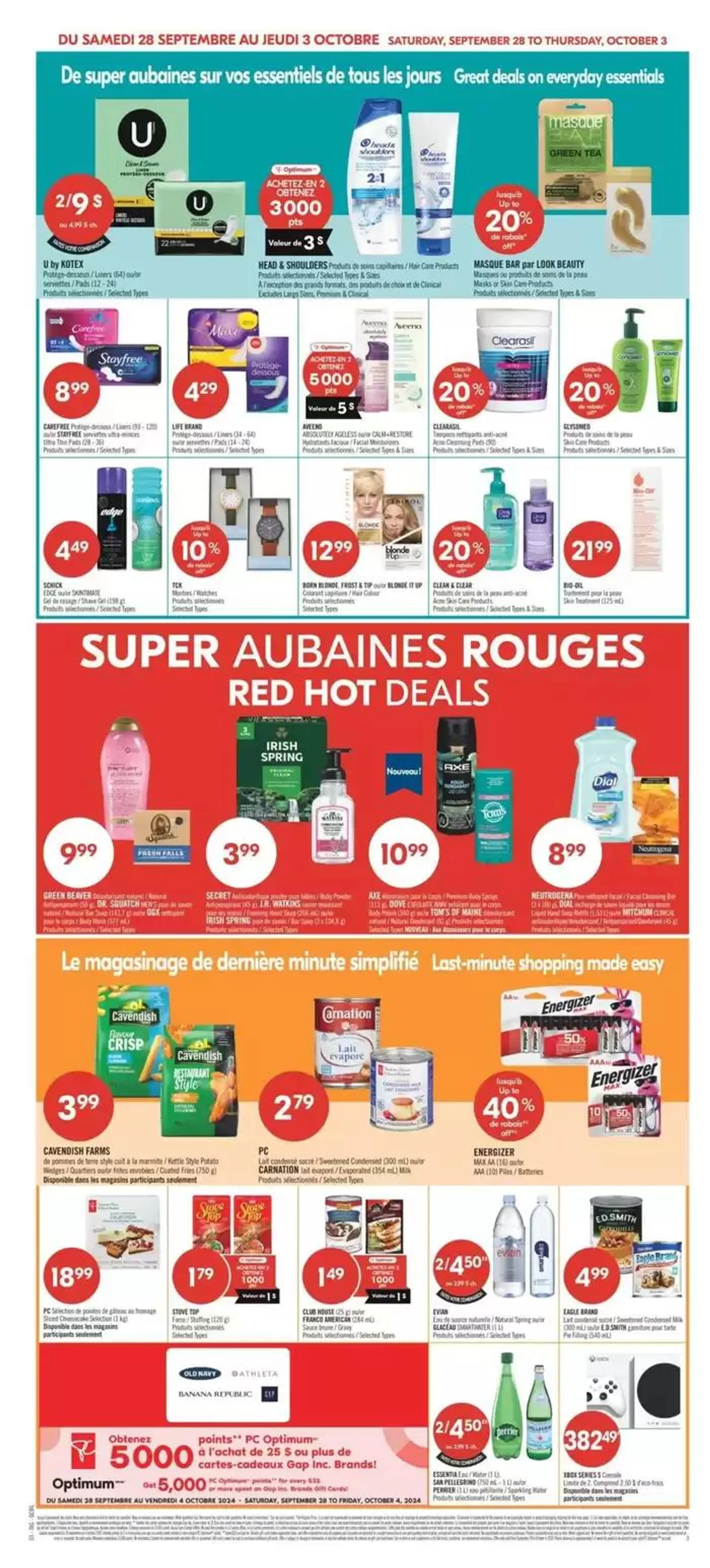 Shoppers Drug Mart Weekly ad from September 28 to October 3 2024 - flyer page 9