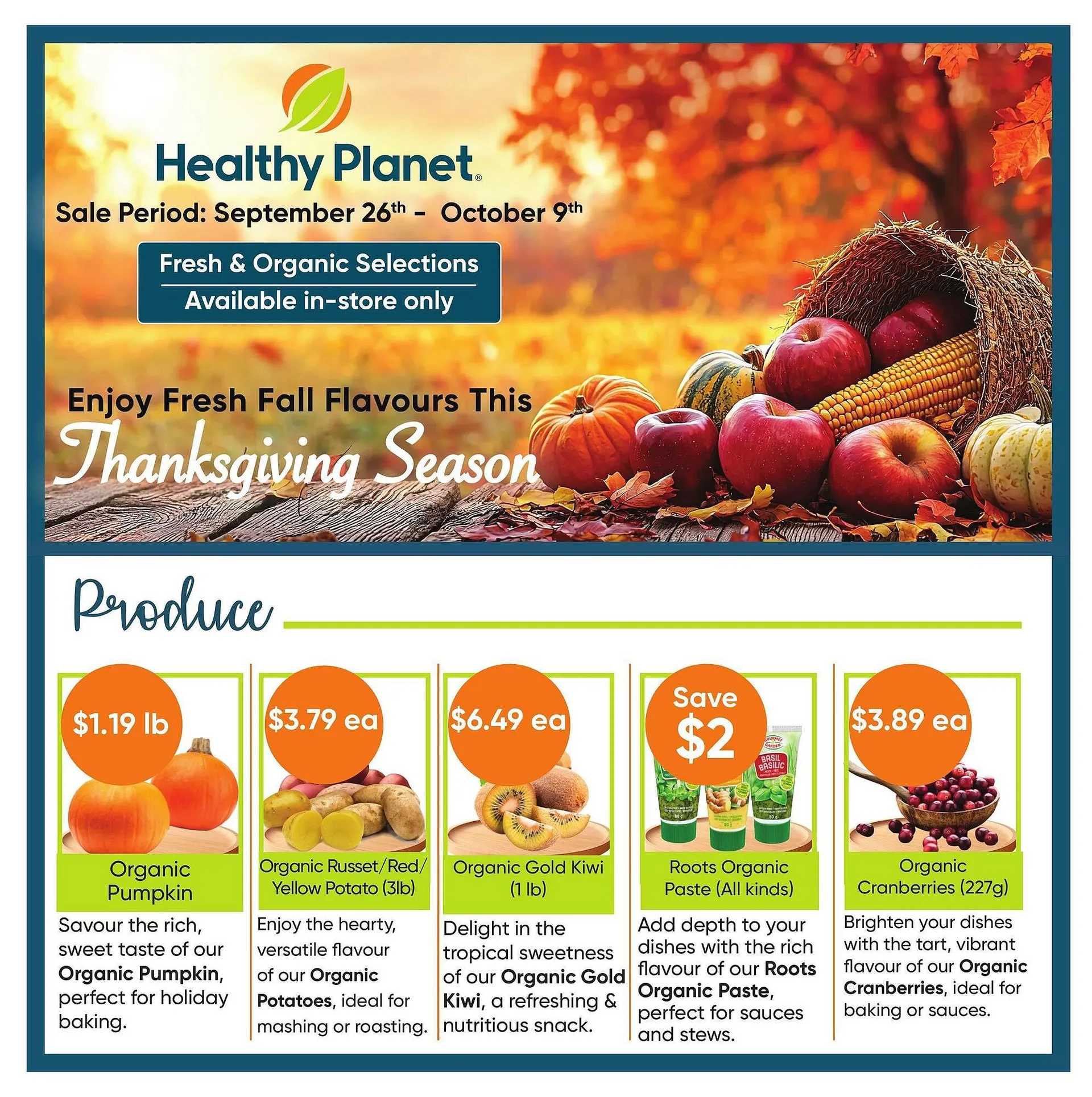 Healthy Planet flyer - 1