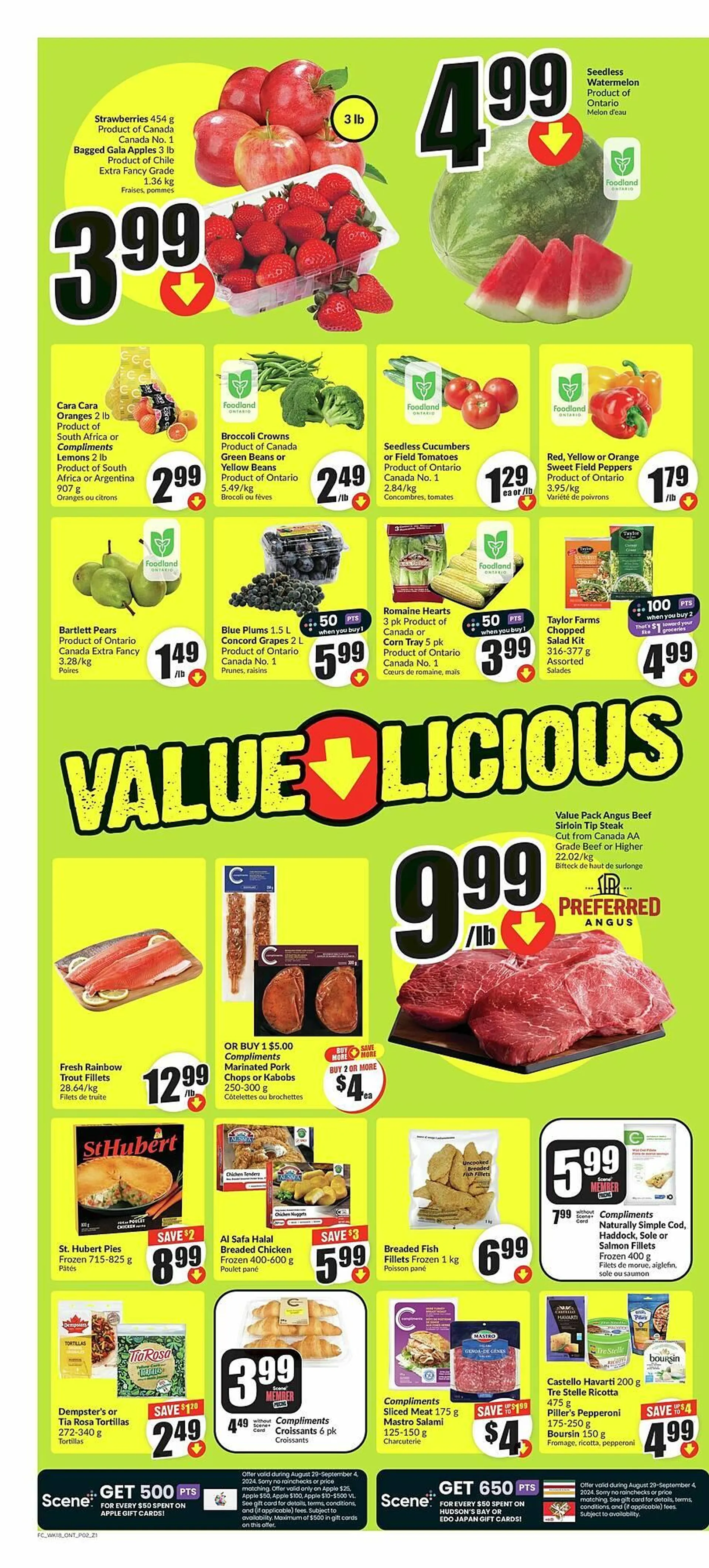 FreshCo flyer from August 29 to September 5 2024 - flyer page 3