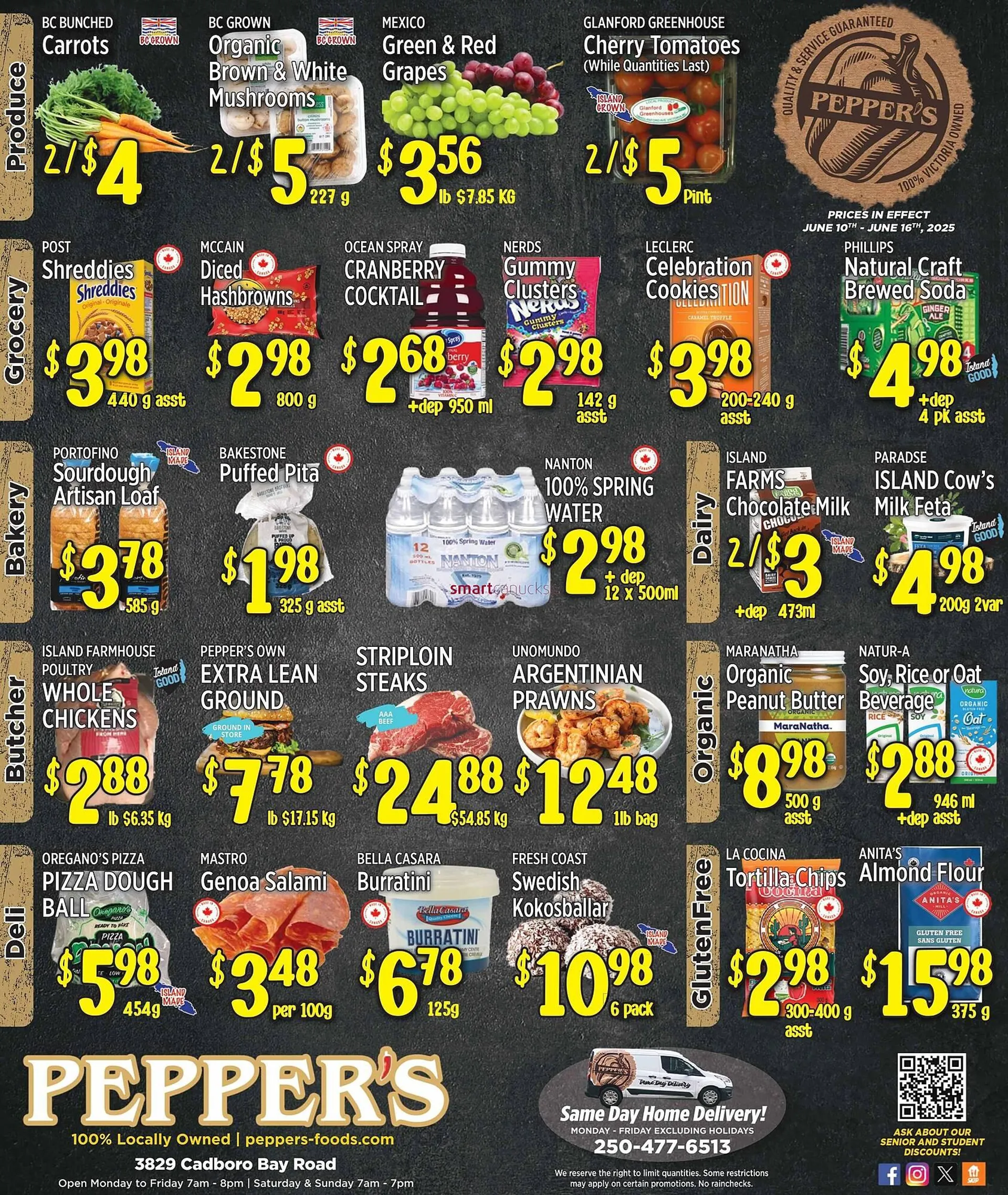 Pepper's Foods flyer from June 10 to June 23 2025 - flyer page 1