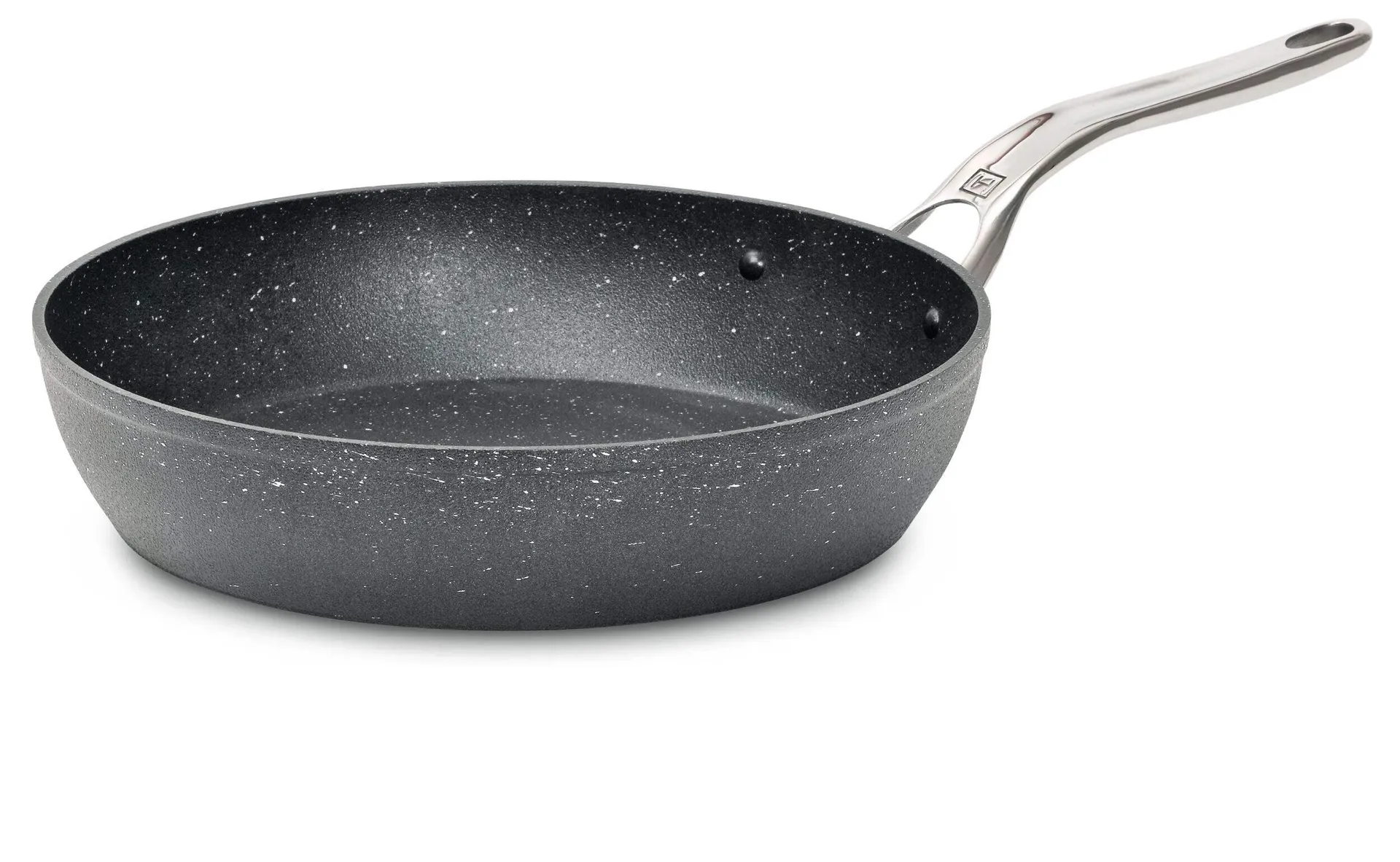 Heritage The Rock Non-Stick Frying Pan, Dishwasher & Oven Safe, Black, 8-in