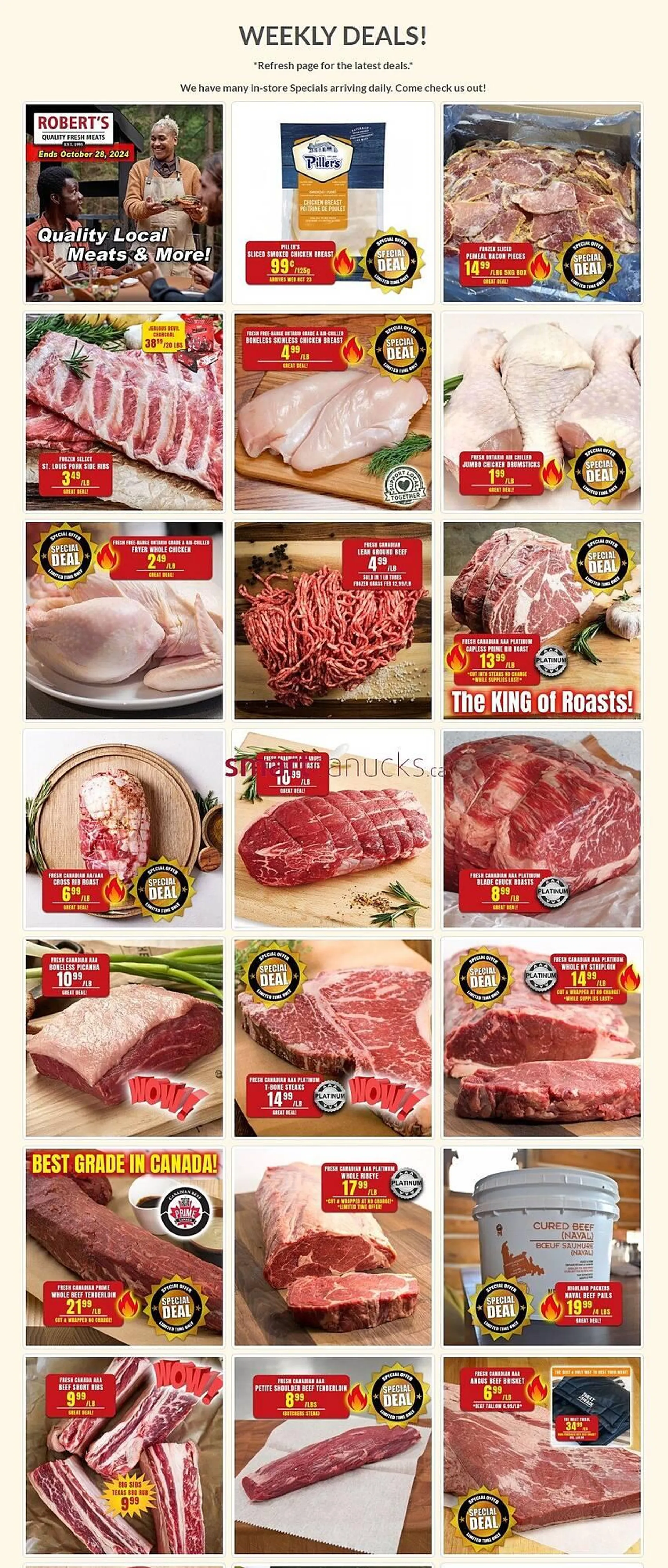 Roberts Fresh and Boxed Meats flyer - 1