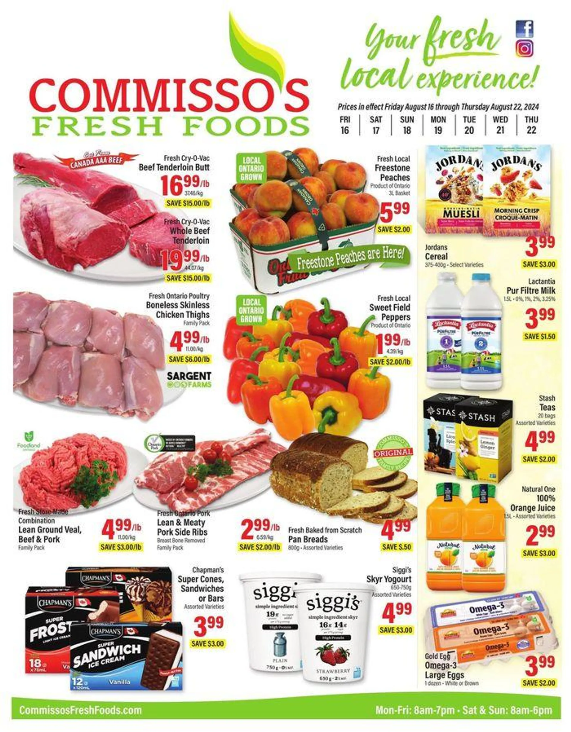 Commissos Fresh Foods weeky flyer - 1