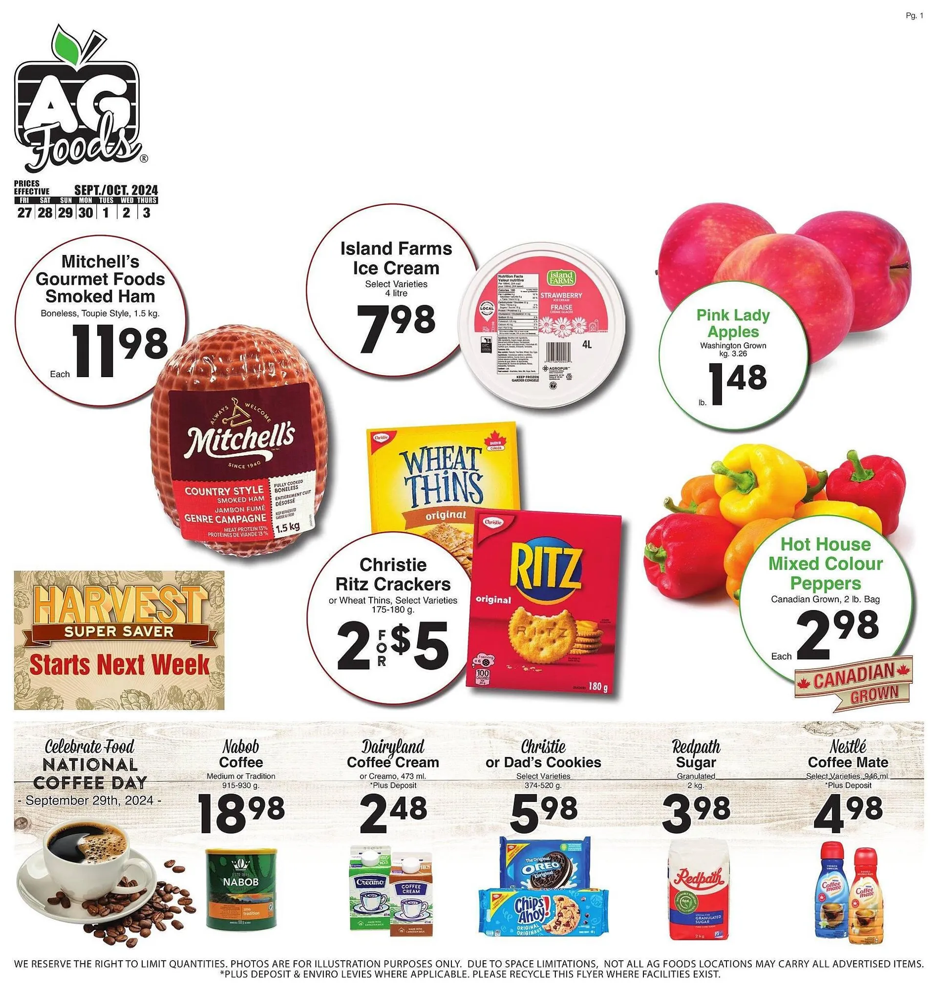 AG Foods flyer - 1