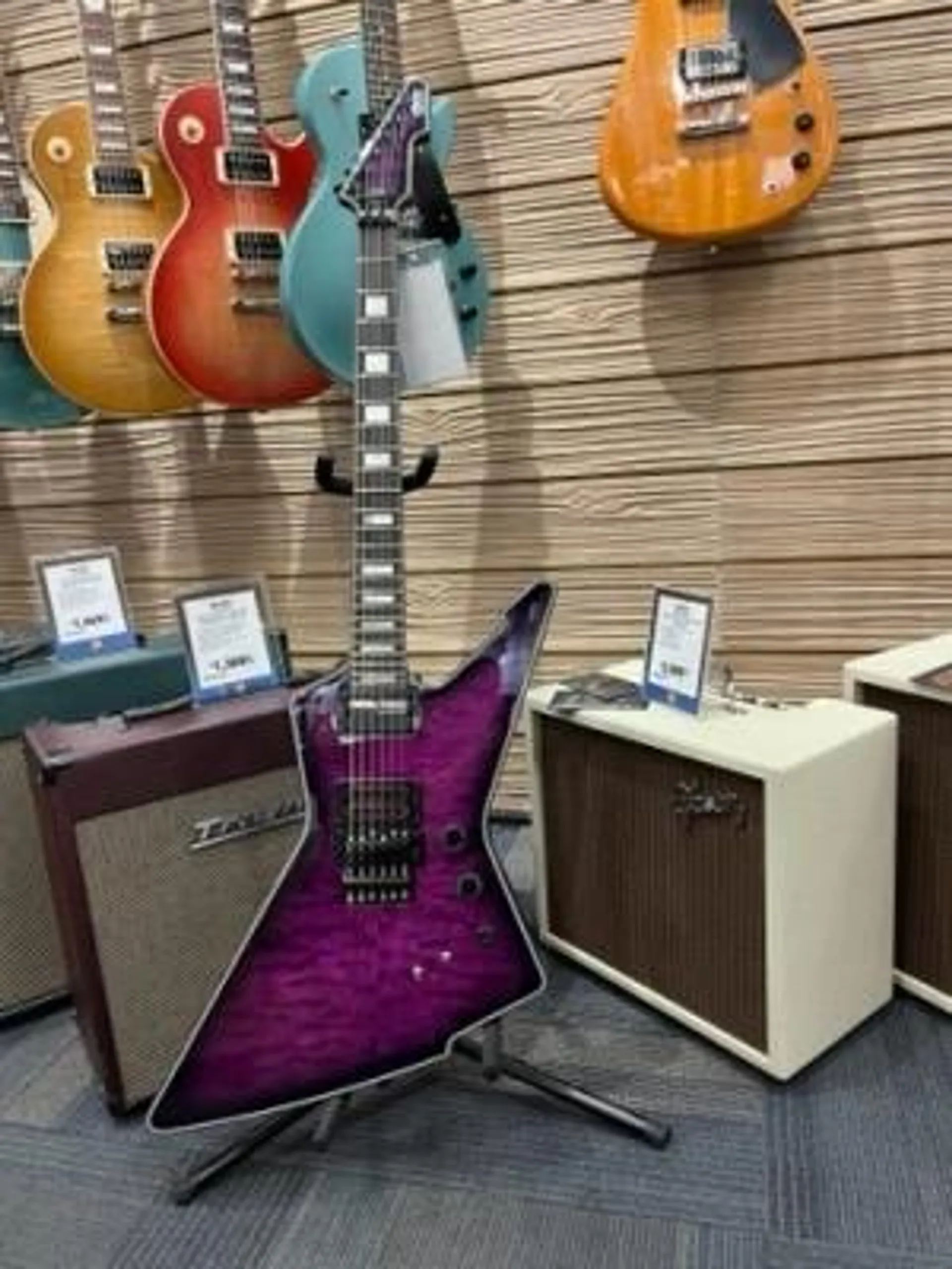 Schecter E-1 FR S Special Edition Trans Purple Burst