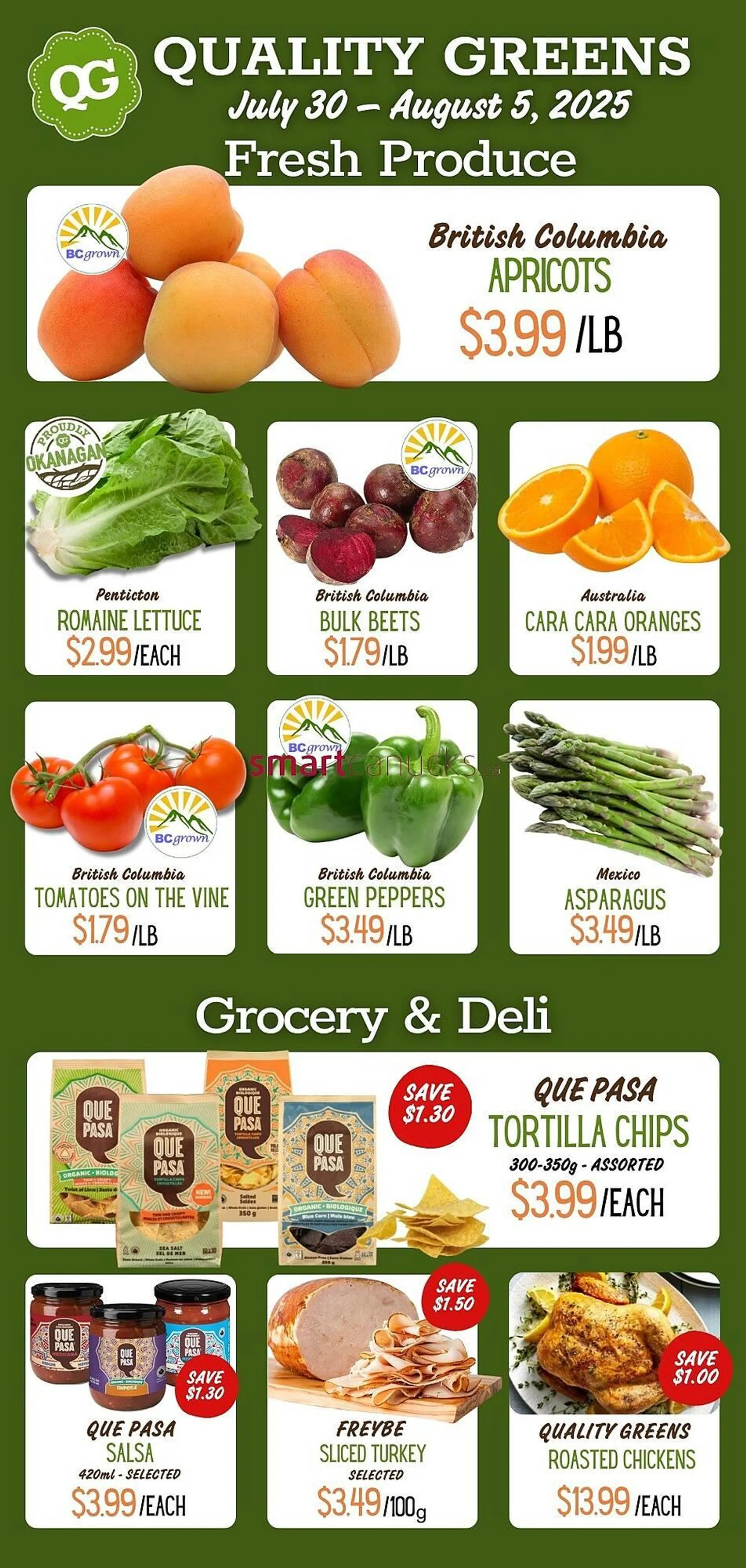 Quality Greens flyer from July 30 to August 5 2025 - flyer page 1