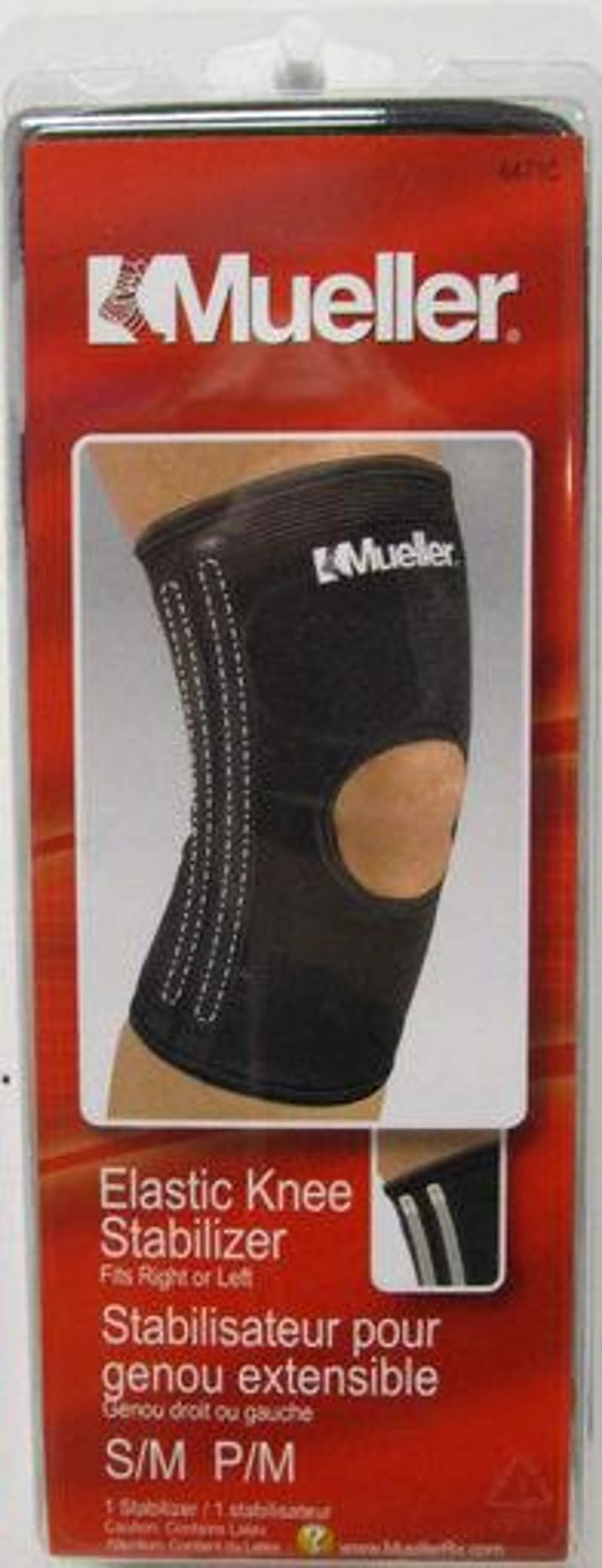 MUELLER ELASTIC KNEE STABILIZER - S/M