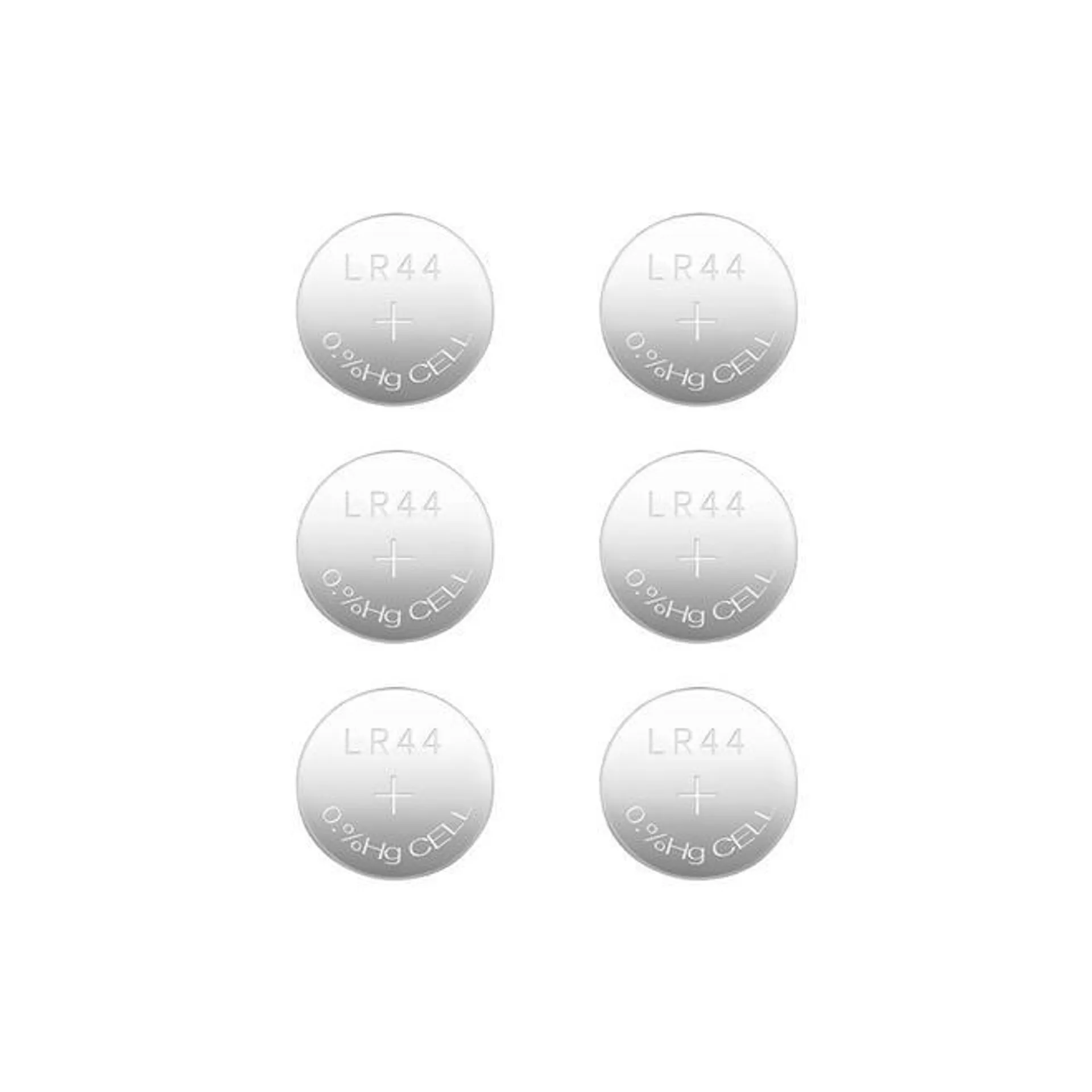 LR44 Battery Alkaline 1.5V Button Coin Cell Batteries, 6/Pack - LIVINGbasics®