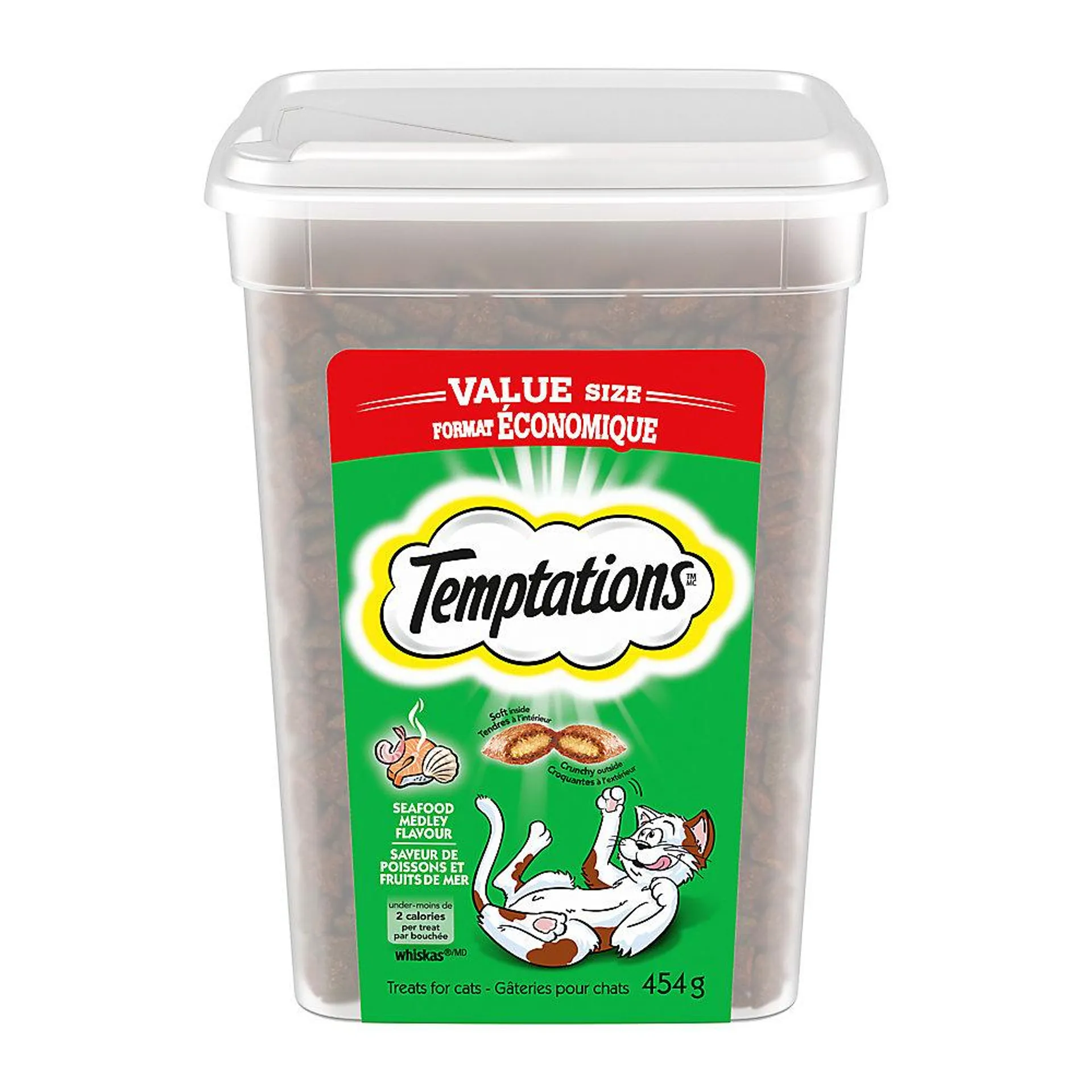 Temptations™ Adult Cat Treats - Seafood Medley Flavour