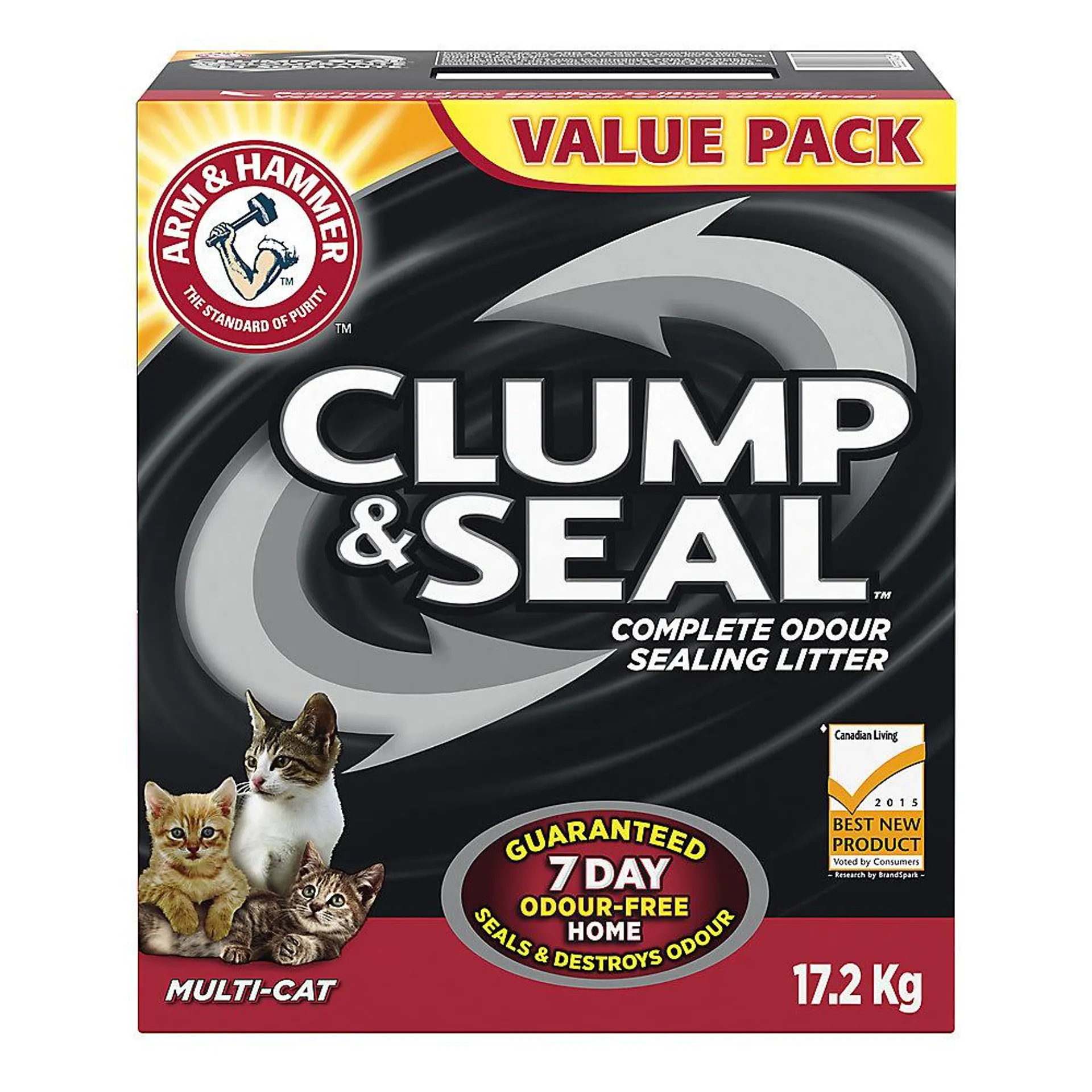 Arm & Hammer Clump & Seal Cat Litter - Clumping, Multi-Cat