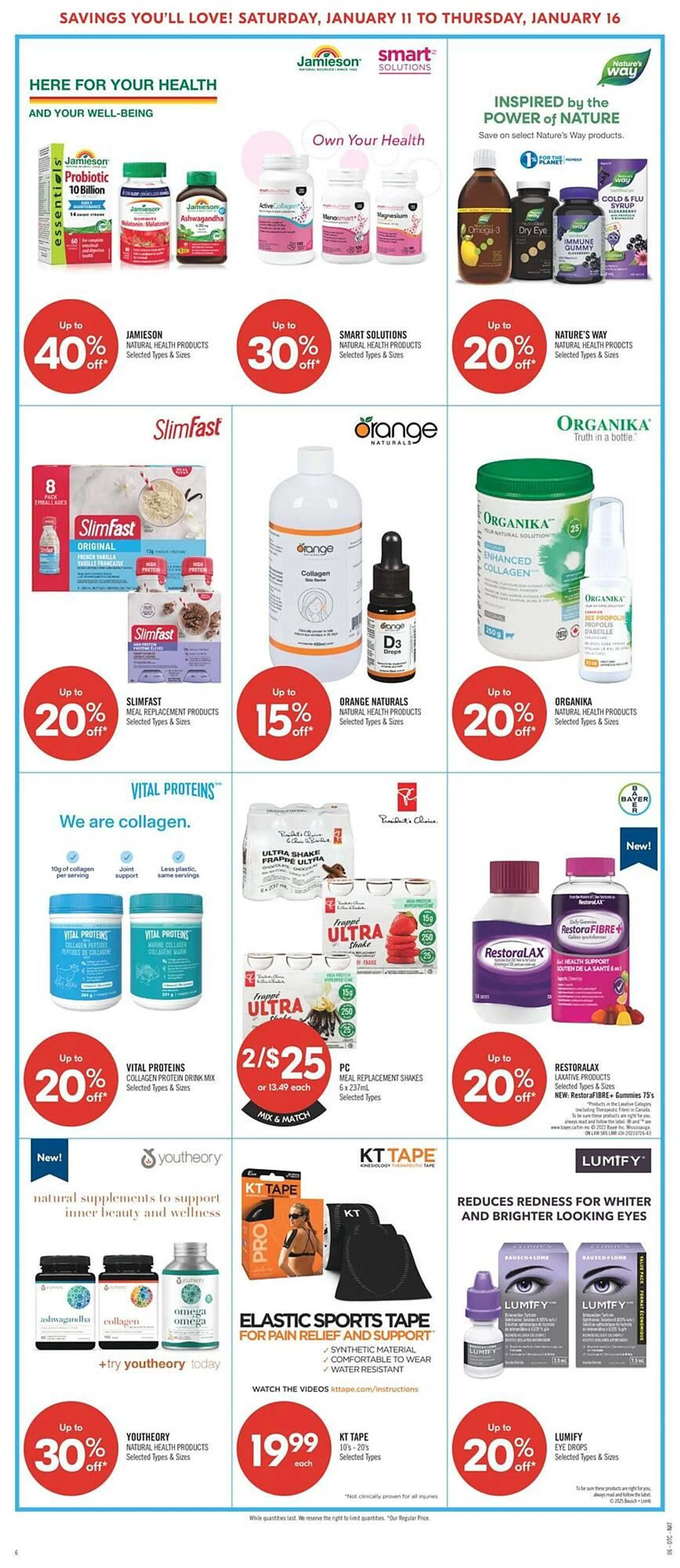 Shoppers Drug Mart flyer from January 9 to January 16 2025 - flyer page 18