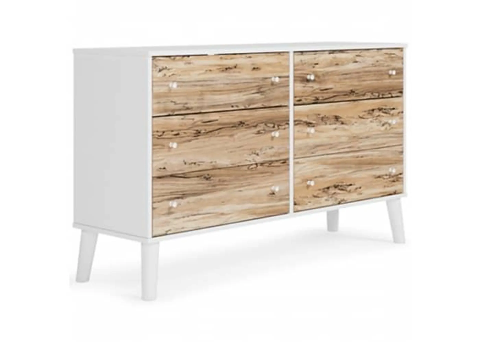 Piperton Dresser - Two-tone Brown/White