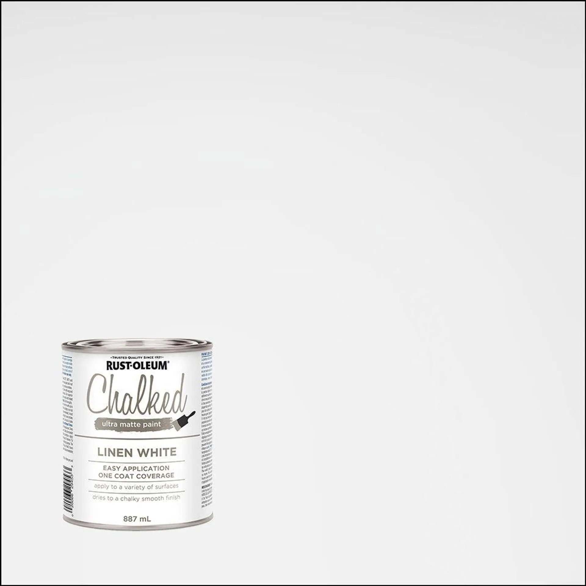 Chalked Ultra Matte Paint in Linen White, 887 mL