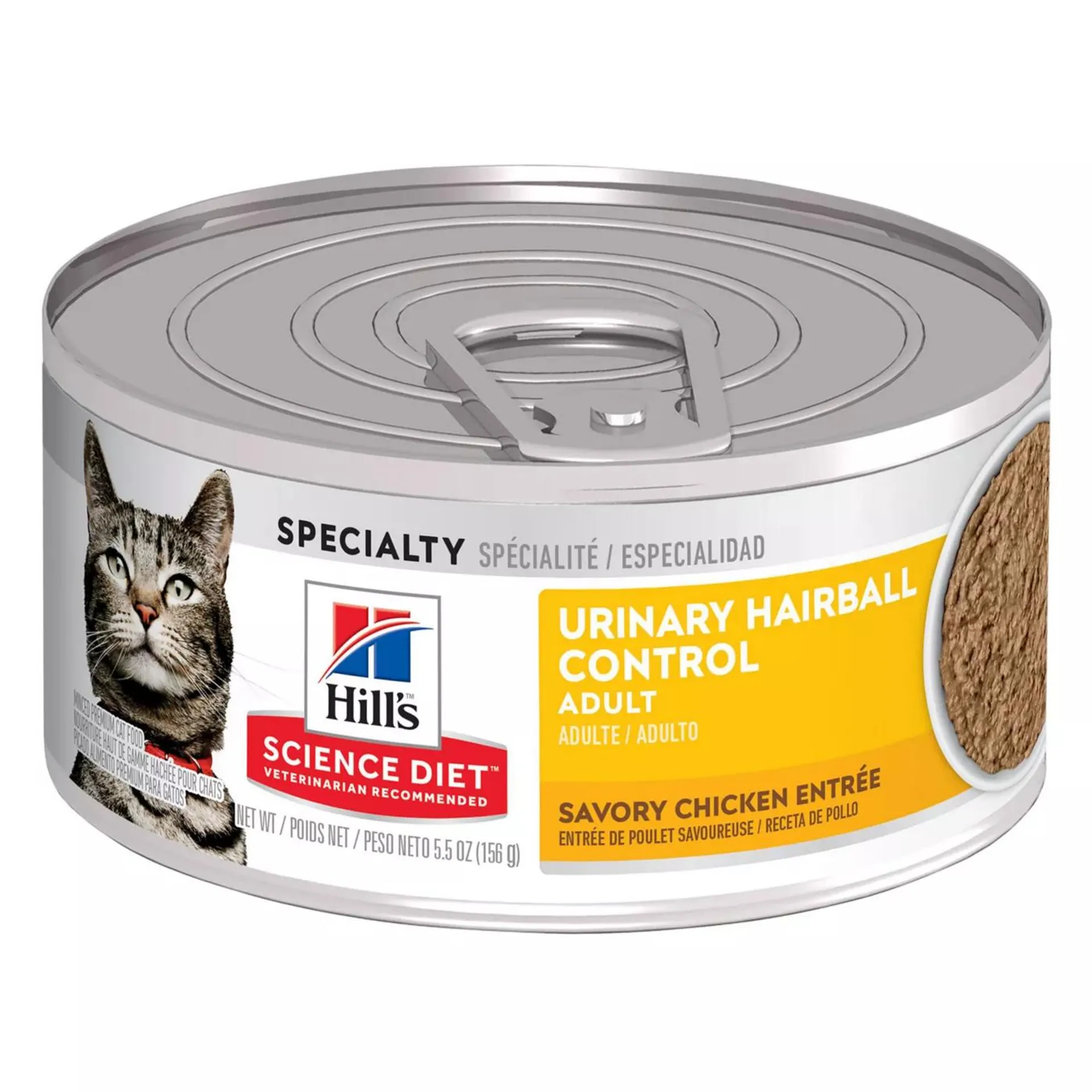 Hill's® Science Diet® Urinary Hairball Control Adult Wet Cat Food - Minced, 5.5 oz