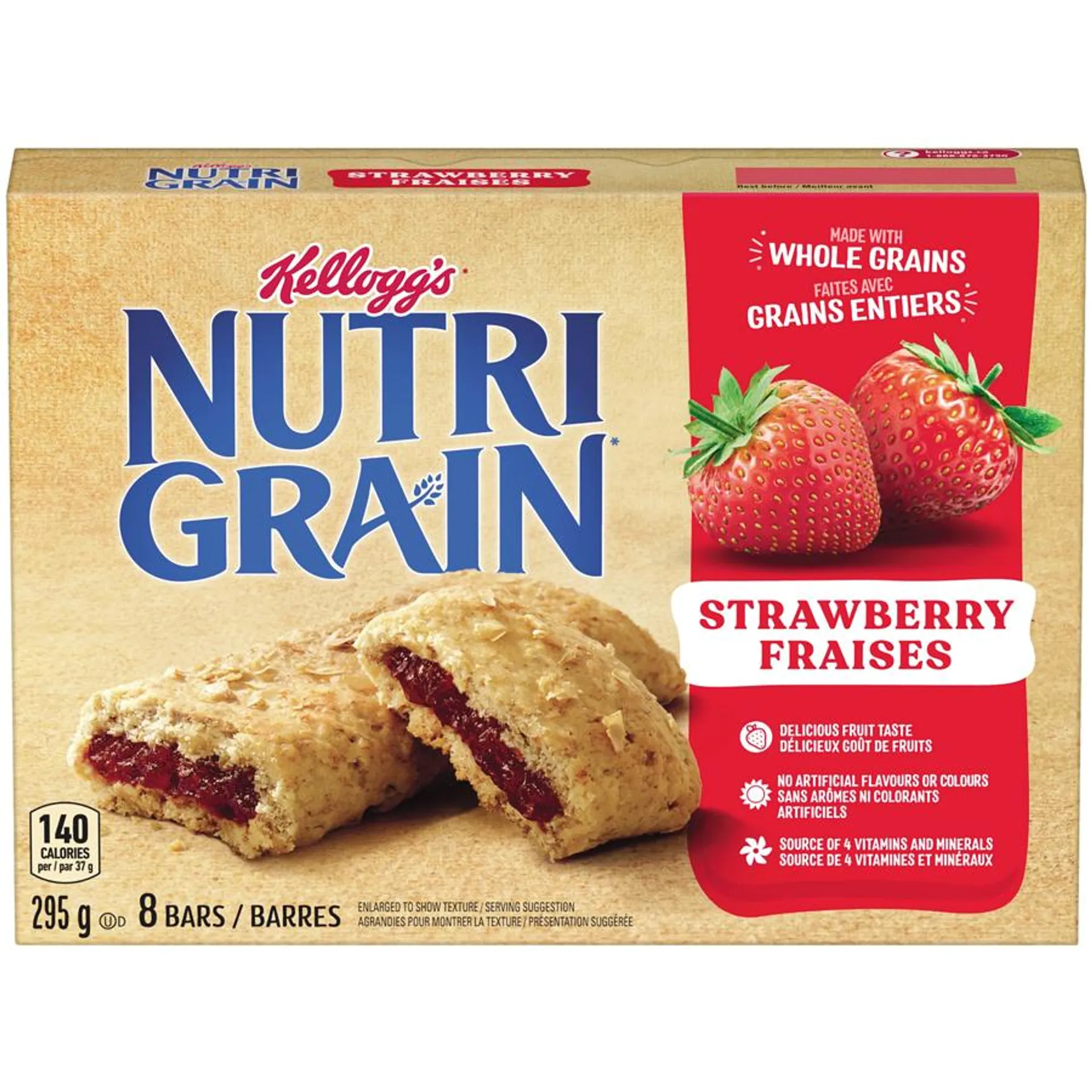 Nutri-Grain Cereal Bars, Strawberry 8 Bars