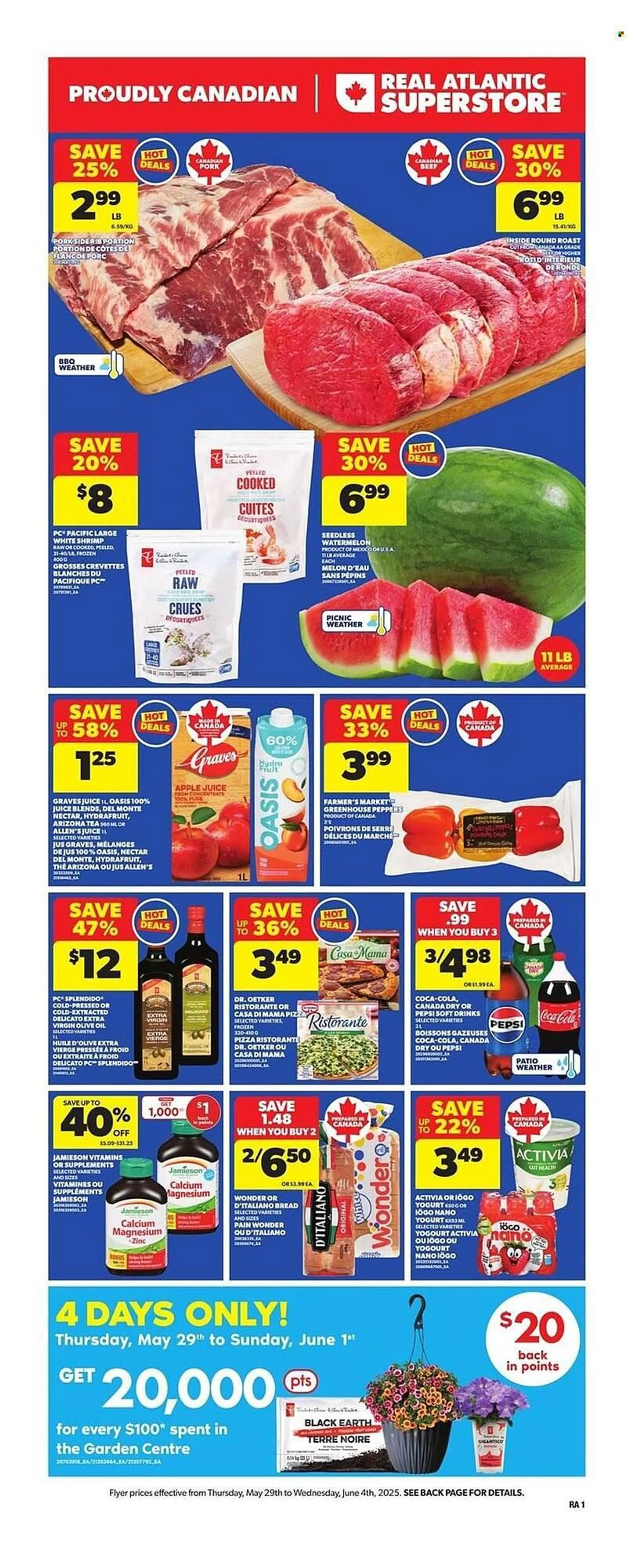 Atlantic Superstore flyer from May 29 to June 4 2025 - flyer page 1