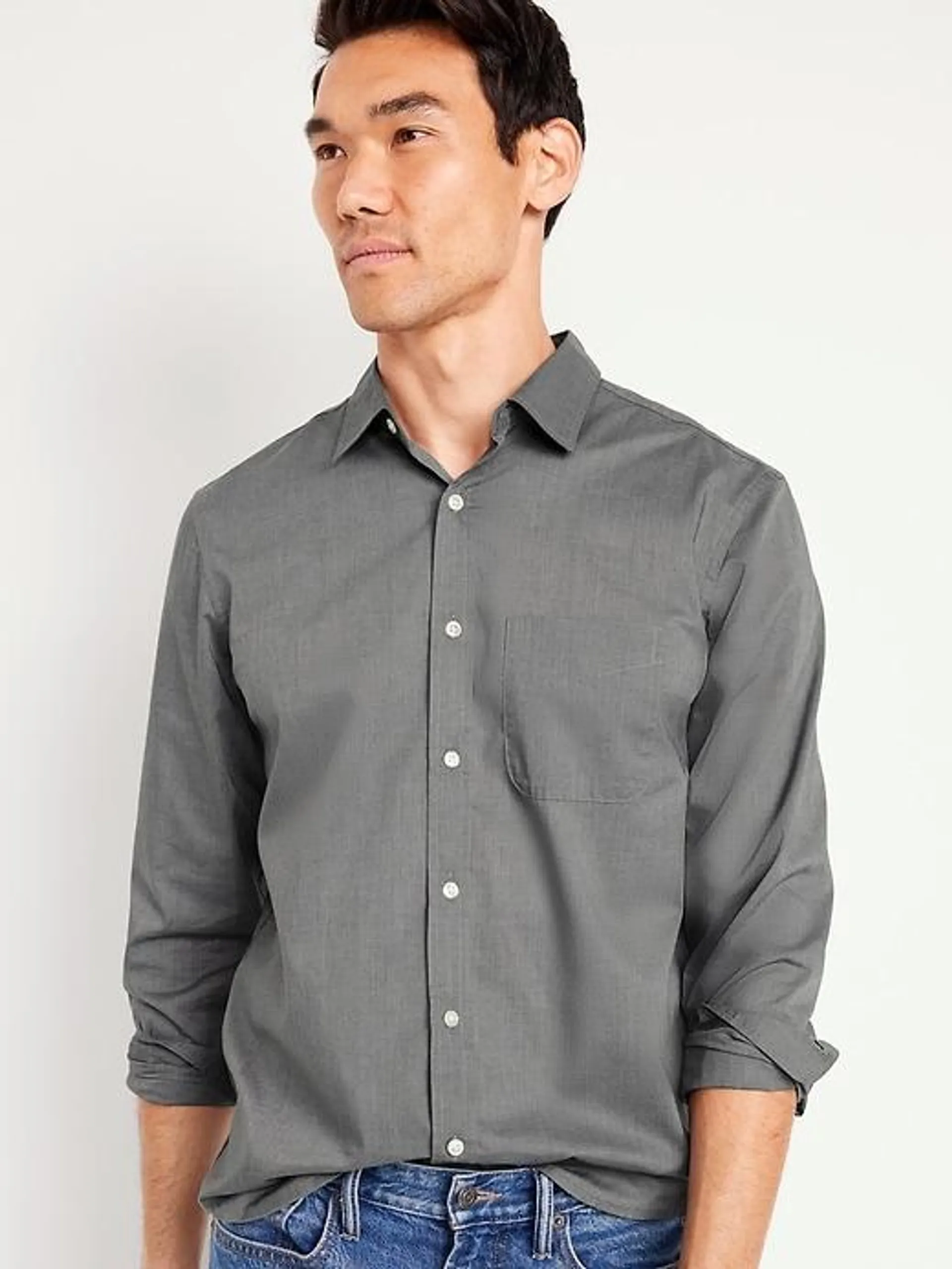 Regular-Fit Built-In Flex Everyday Shirt