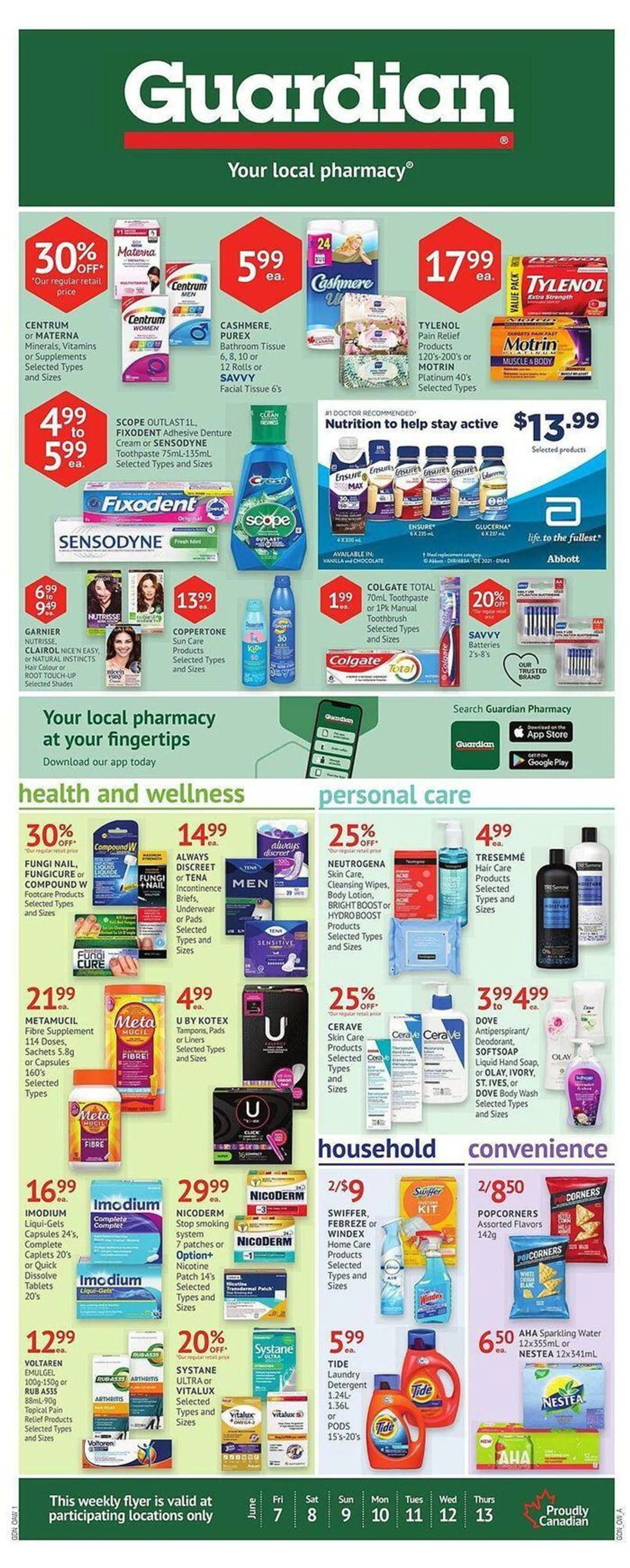 Guardian Pharmacy weekly flyer - 1