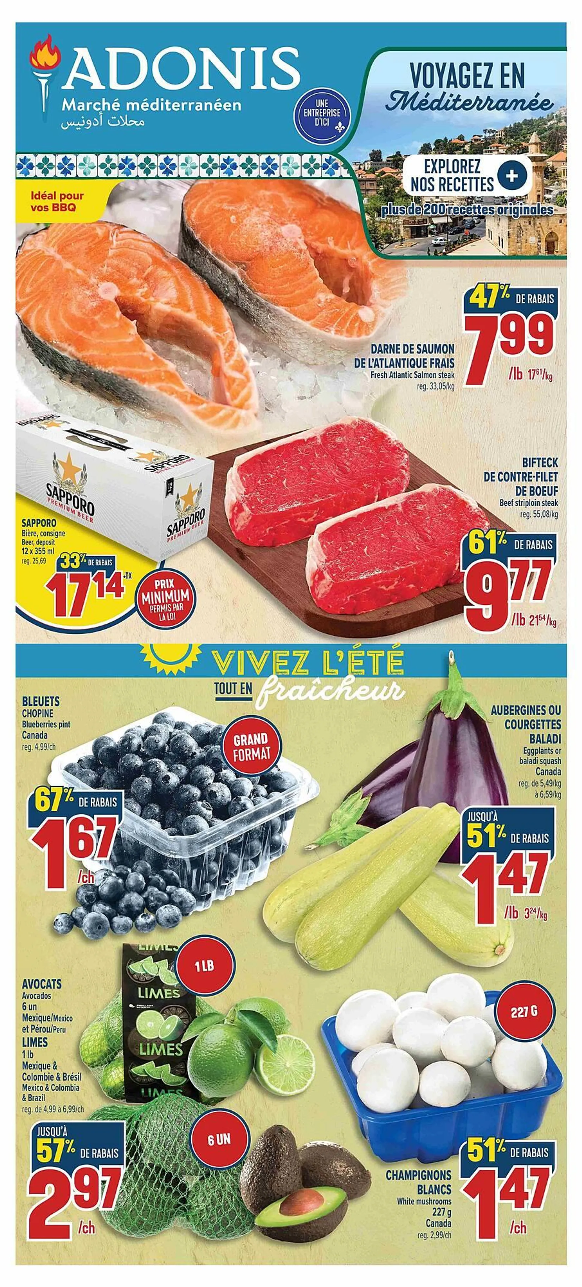 Marché Adonis flyer from August 8 to August 29 2025 - flyer page 1