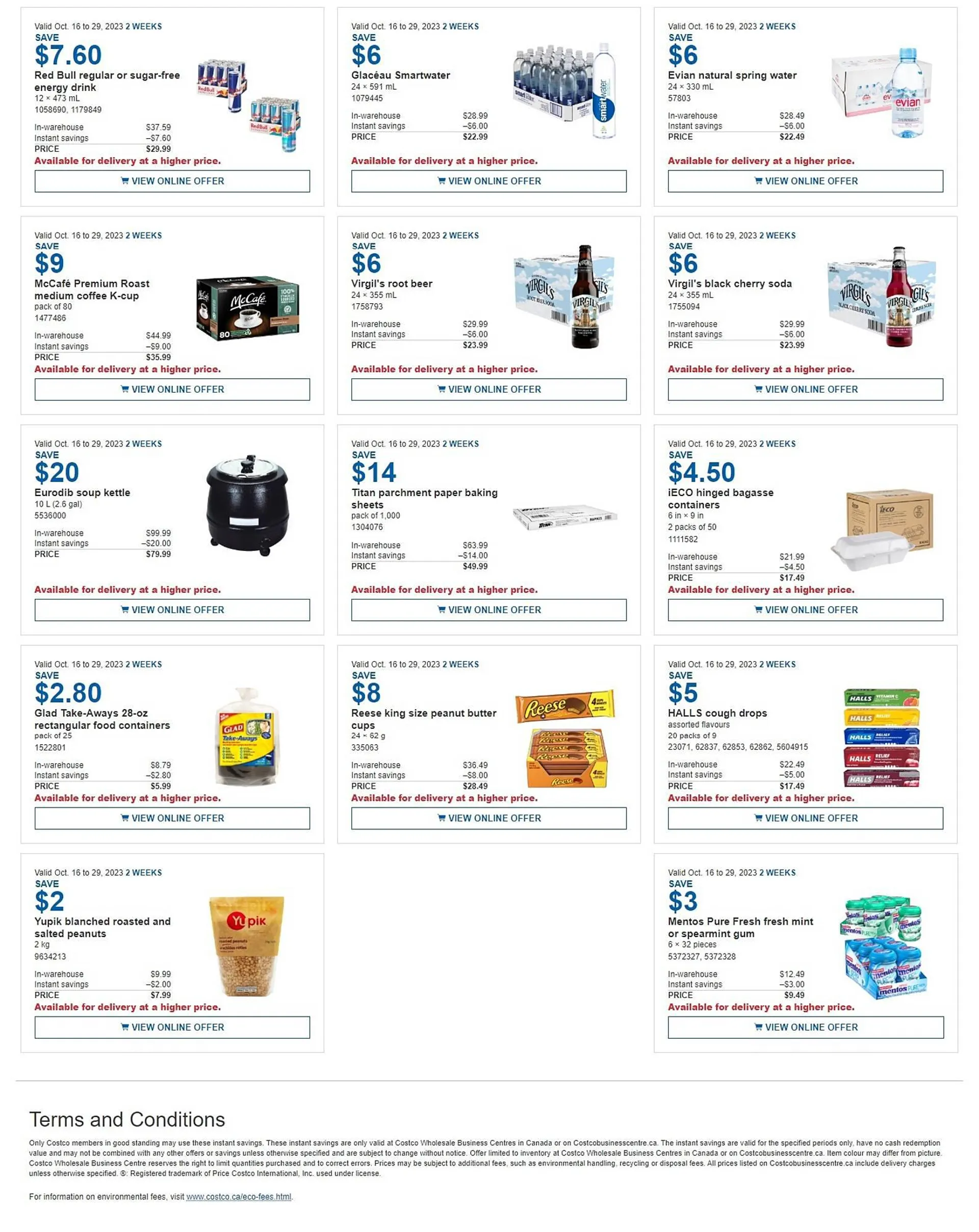 Costco flyer from October 16 to October 29 2023 - flyer page 2