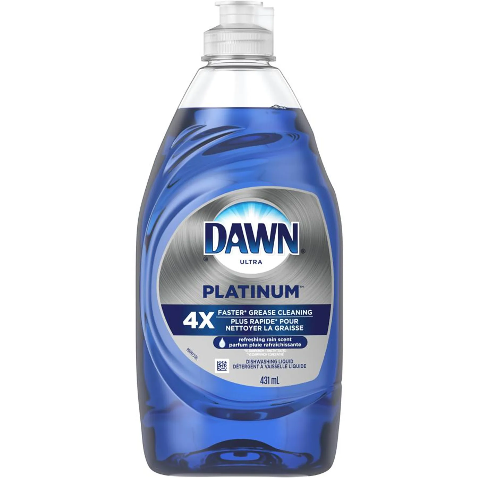 Platinum Dishwashing Liquid Dish Soap, Refreshing Rain Scent