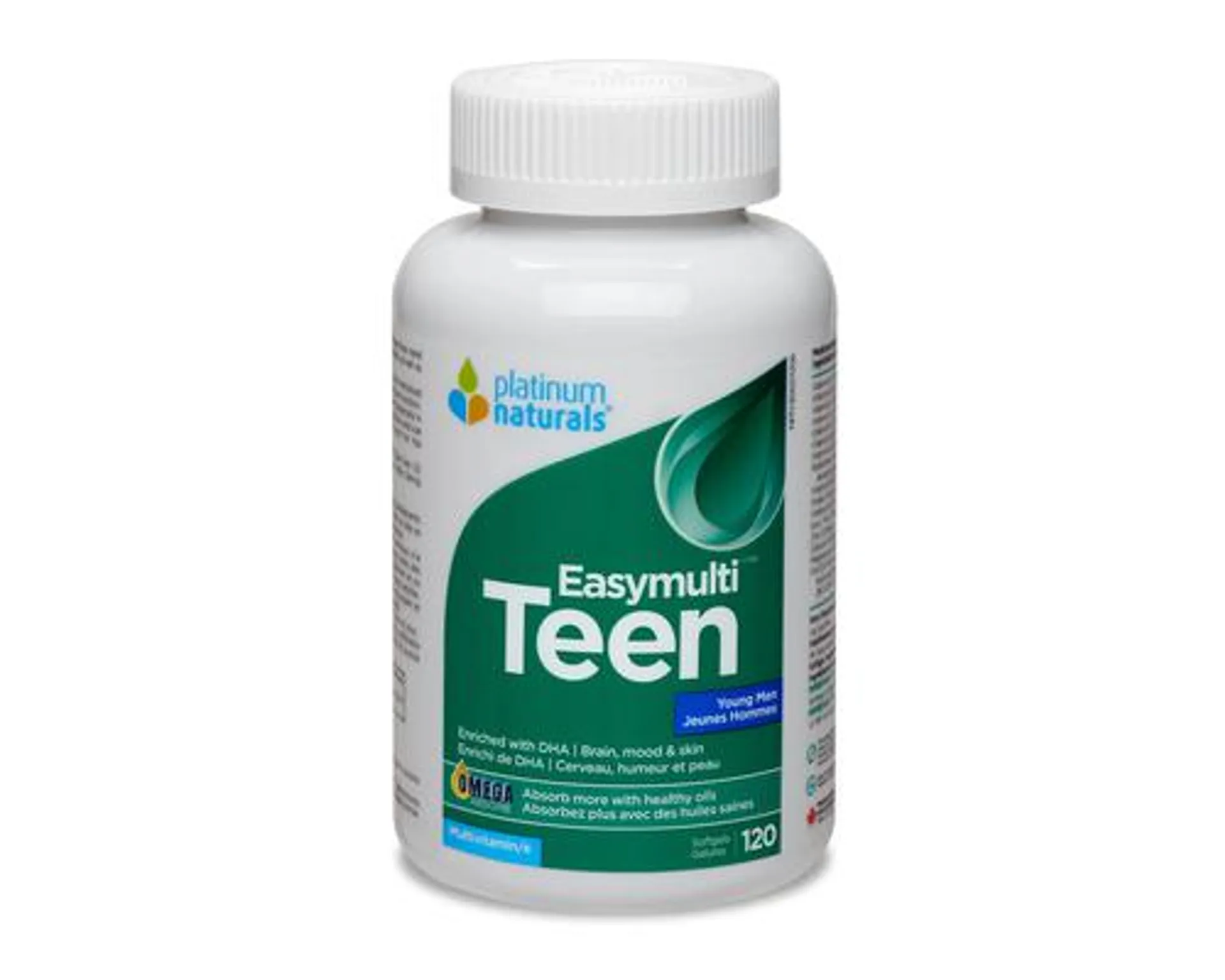 Platinum Naturals Easymulti Teen for Young Men 120 Softgels