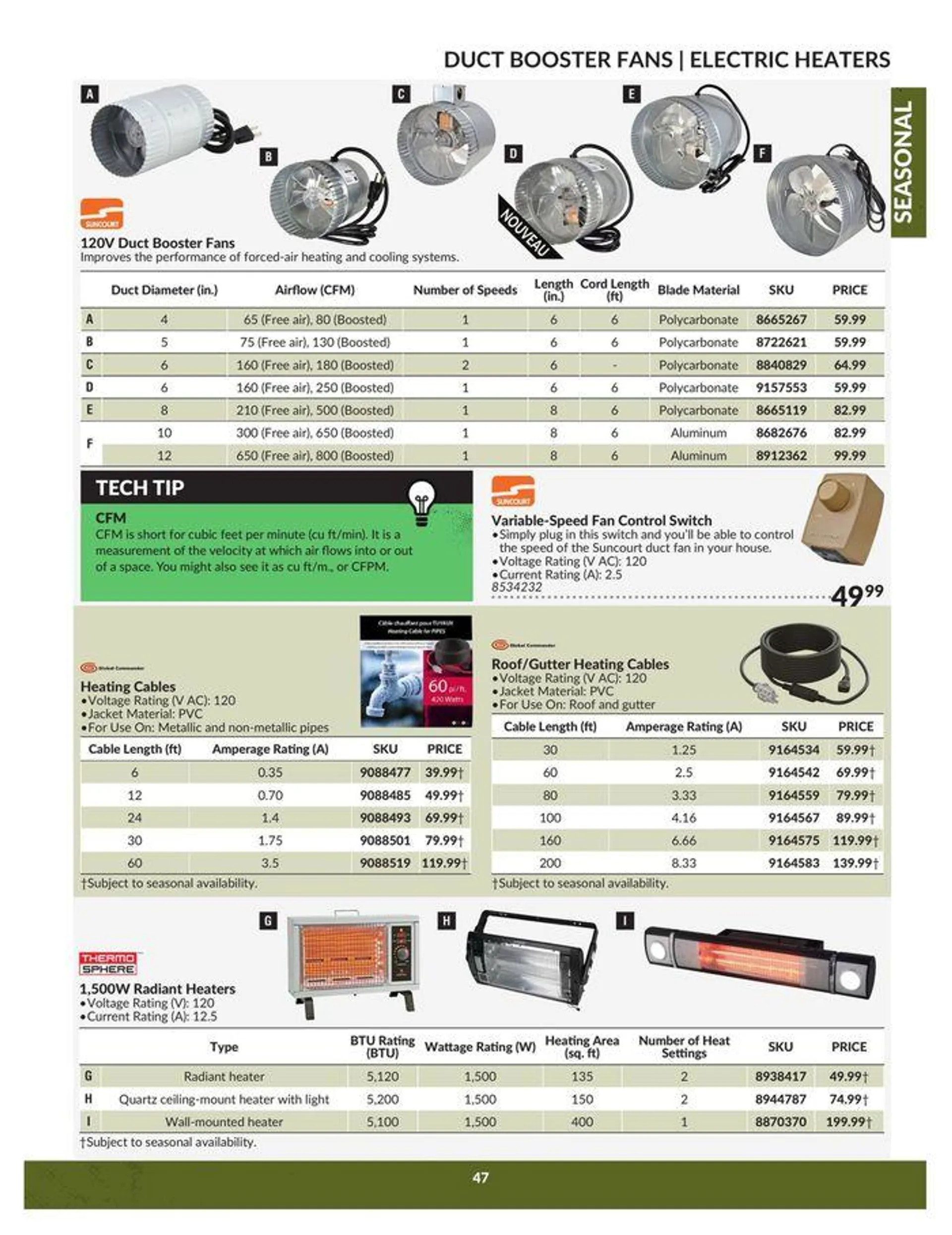 Seasonal Catalogue from April 23 to April 22 2025 - flyer page 47