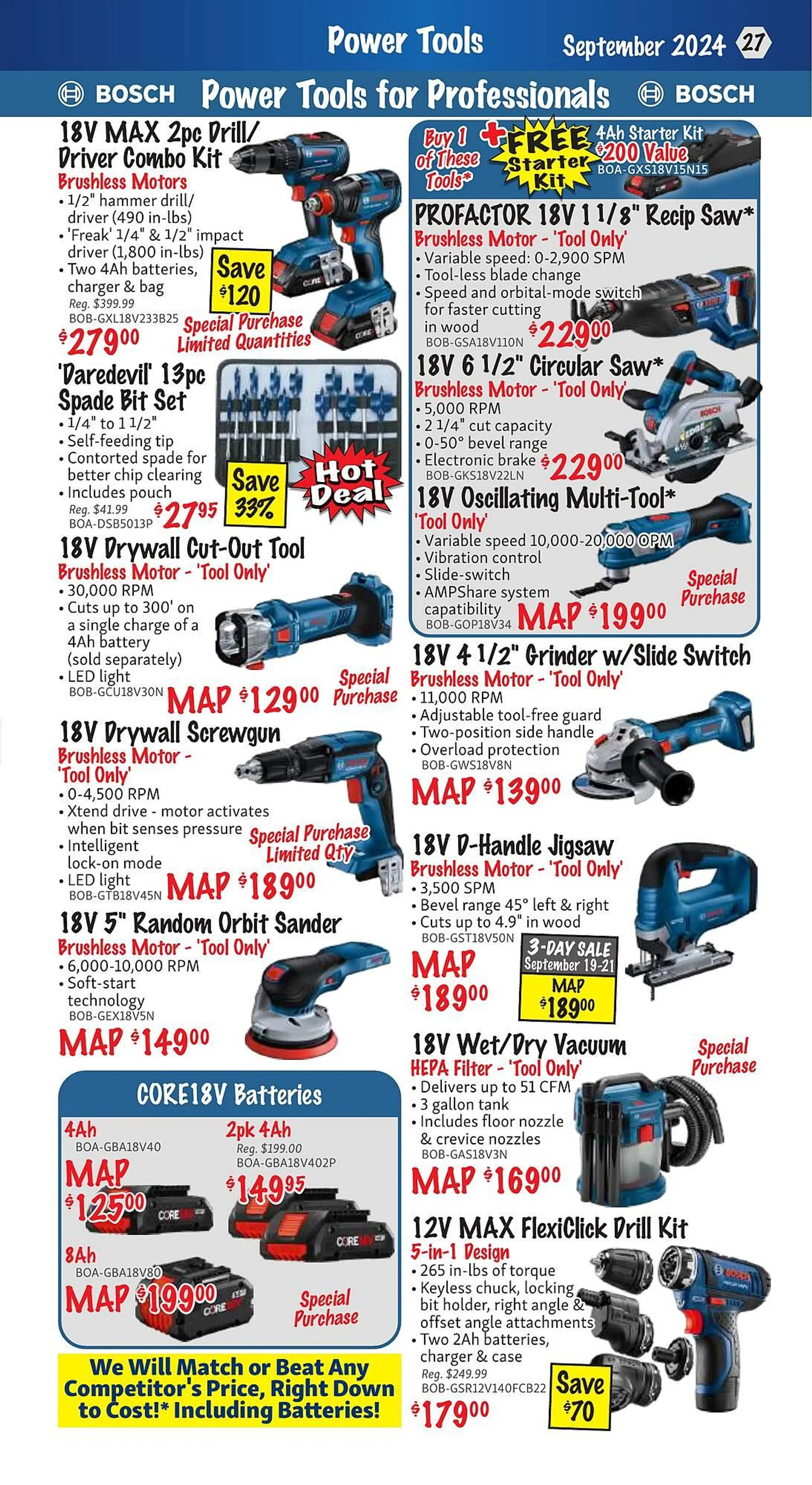 KMS Tools flyer from September 1 to September 30 2024 - flyer page 27