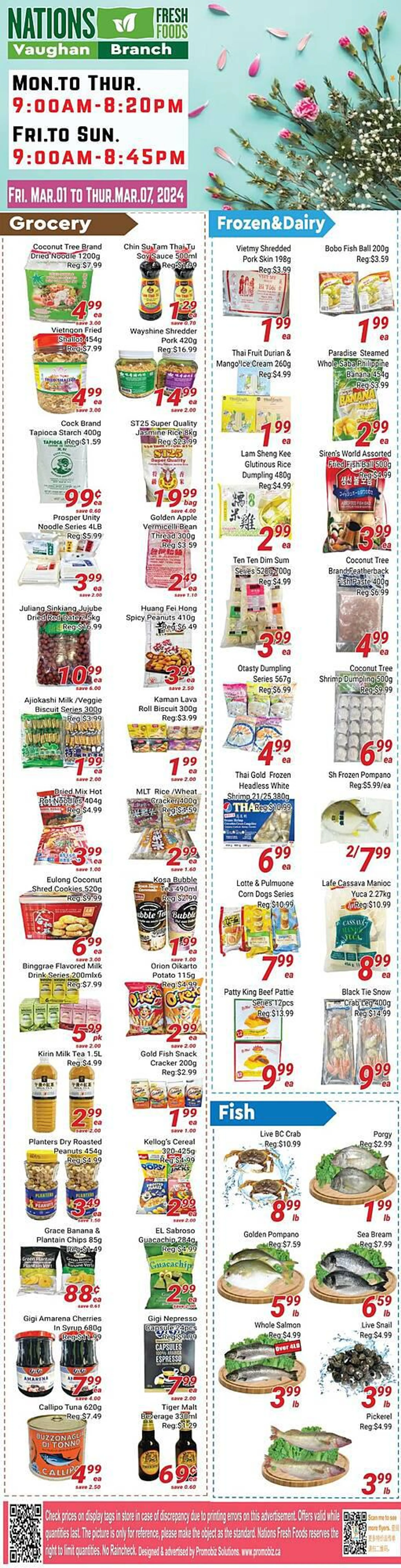 Nations Fresh Foods flyer from March 1 to March 15 2024 - flyer page 