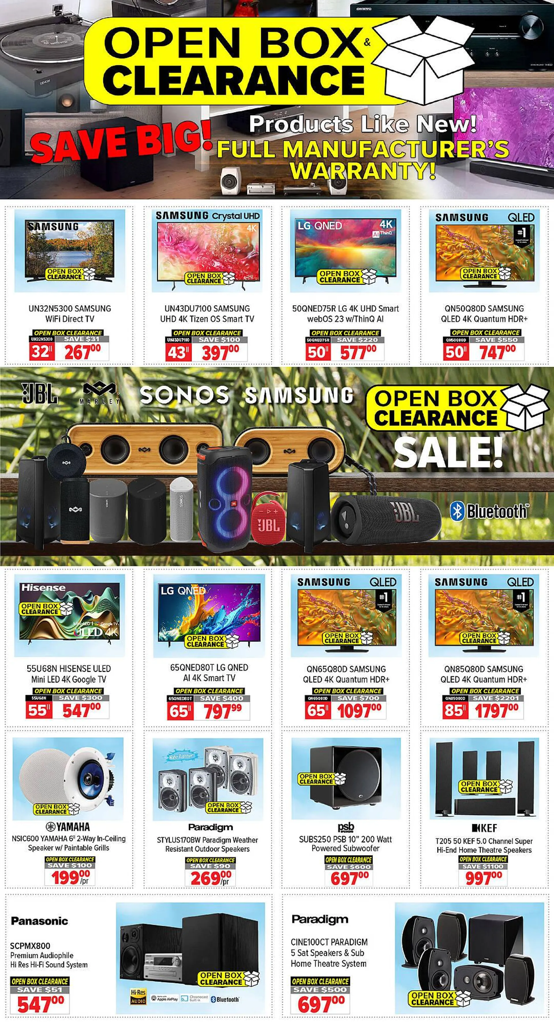 2001 Audio Video flyer from July 18 to July 24 2025 - flyer page 14