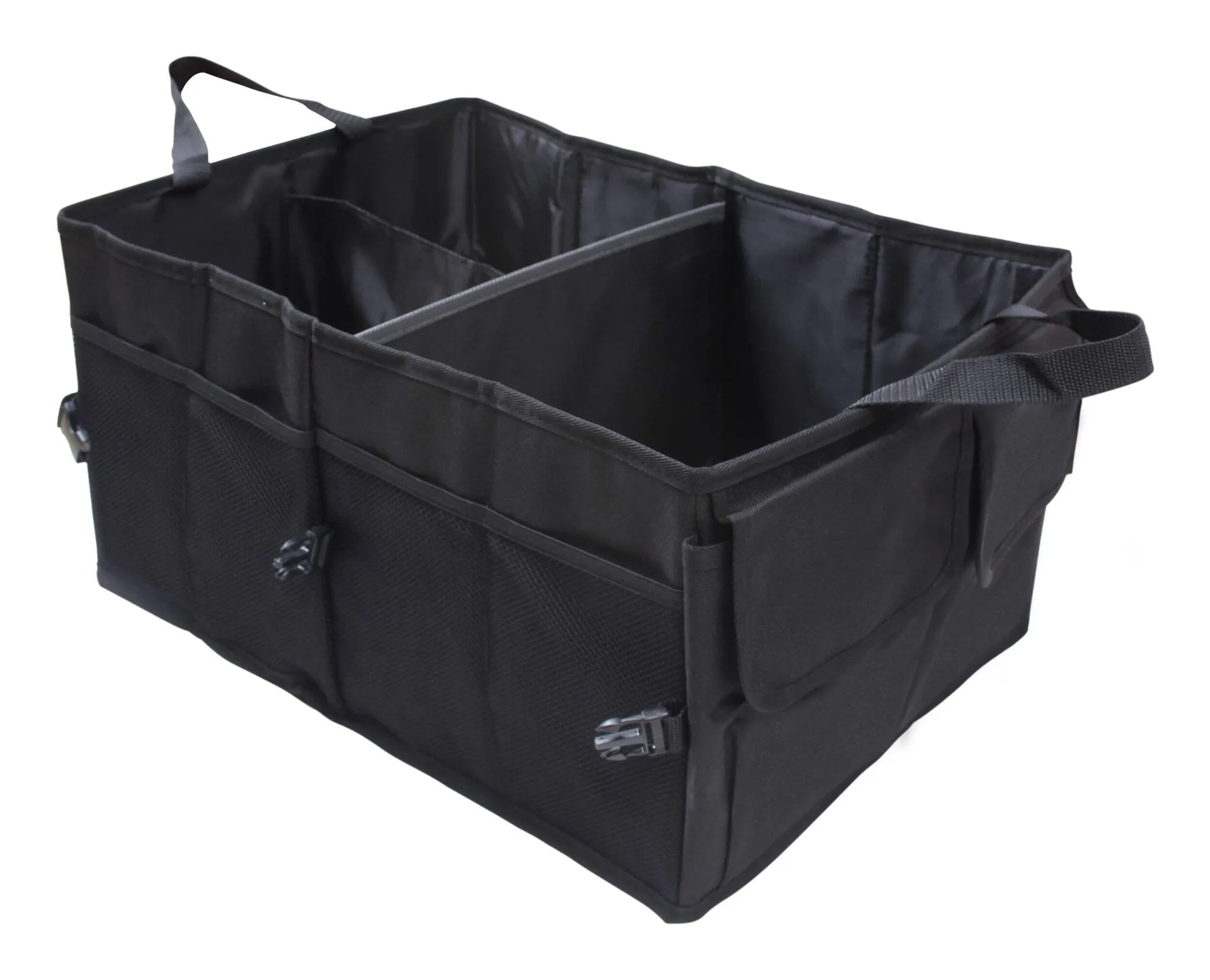 AutoTrends Folding Cargo Bag Trunk Organizer for Car, Black