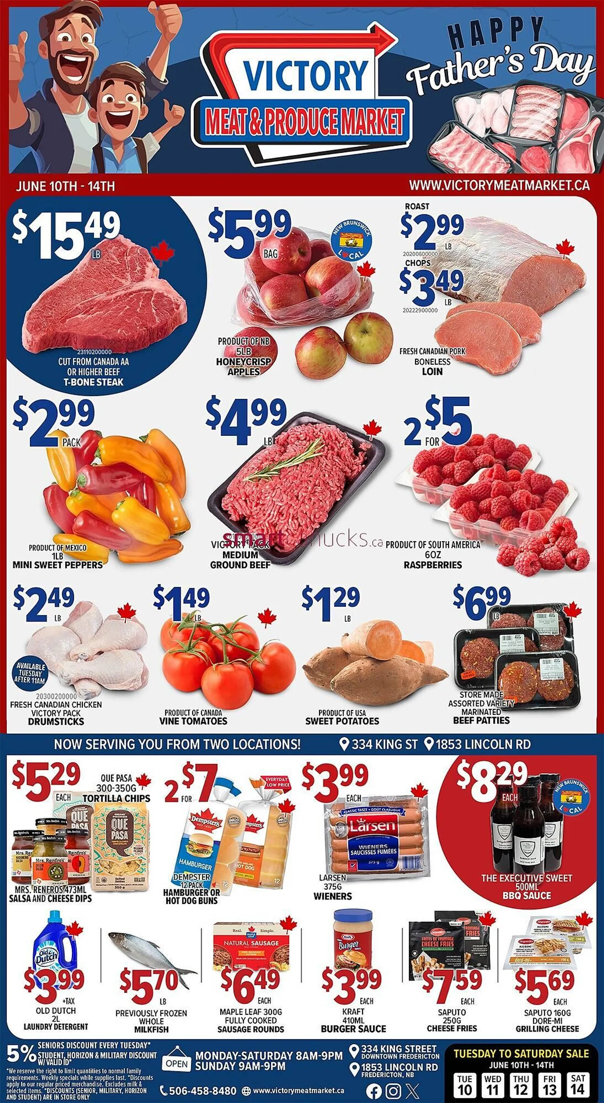 Victory Meat Market flyer from June 10 to June 15 2025 - flyer page 1