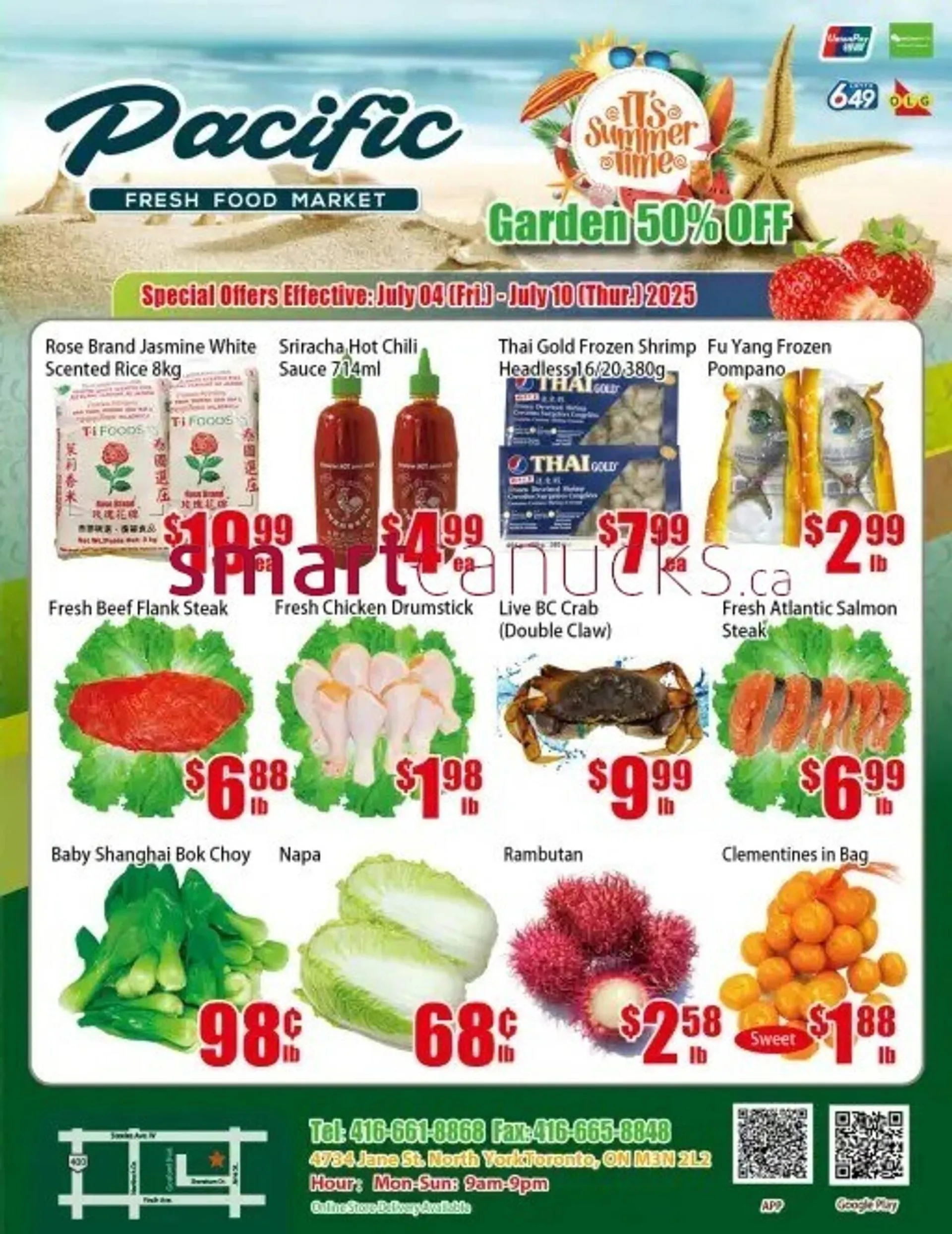 New Pacific Supermarket flyer from July 4 to July 10 2025 - flyer page 1
