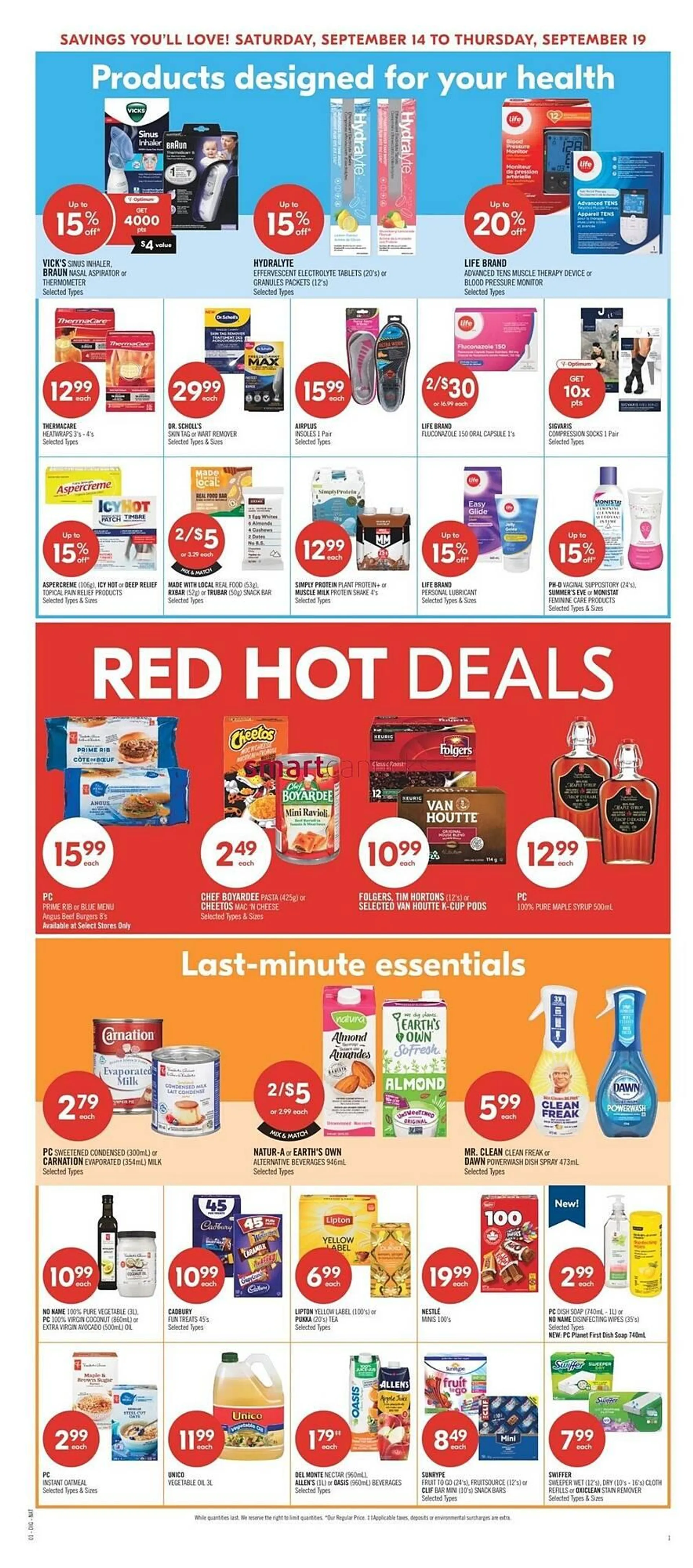 Shoppers Drug Mart flyer from September 14 to September 19 2024 - flyer page 18