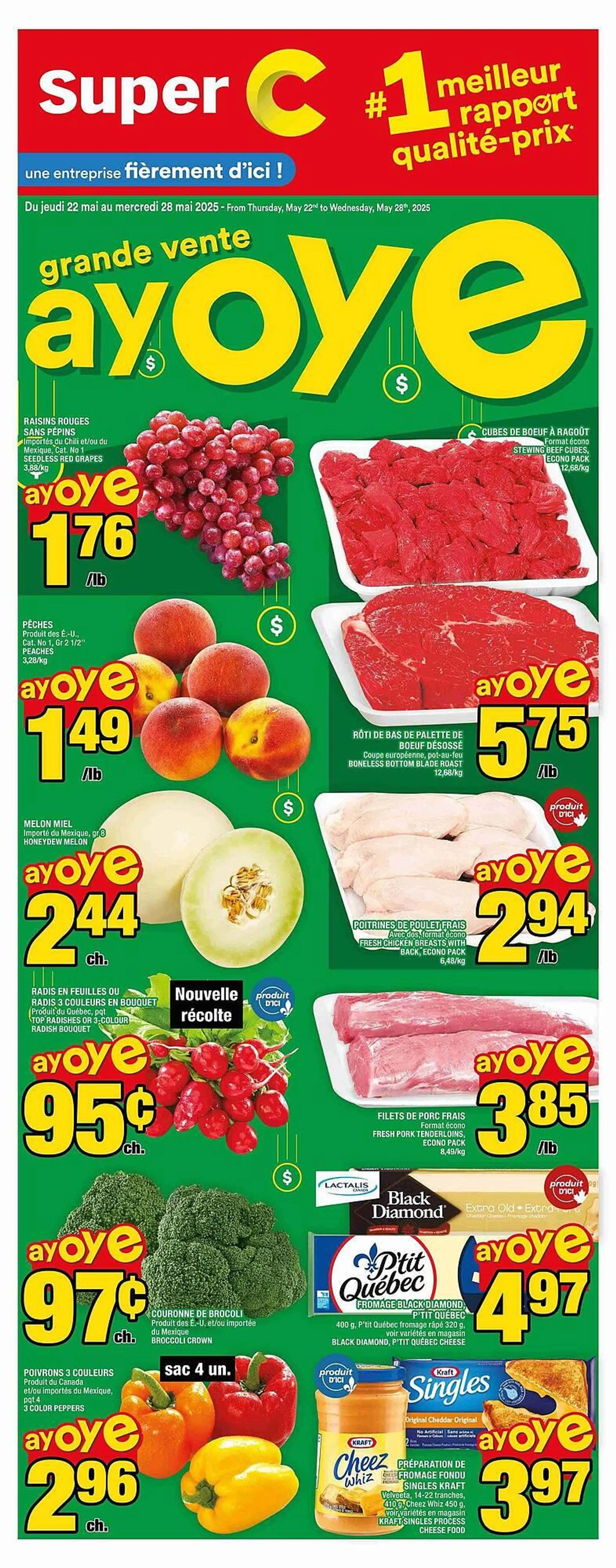 Super C flyer from May 19 to June 2 2025 - flyer page 1