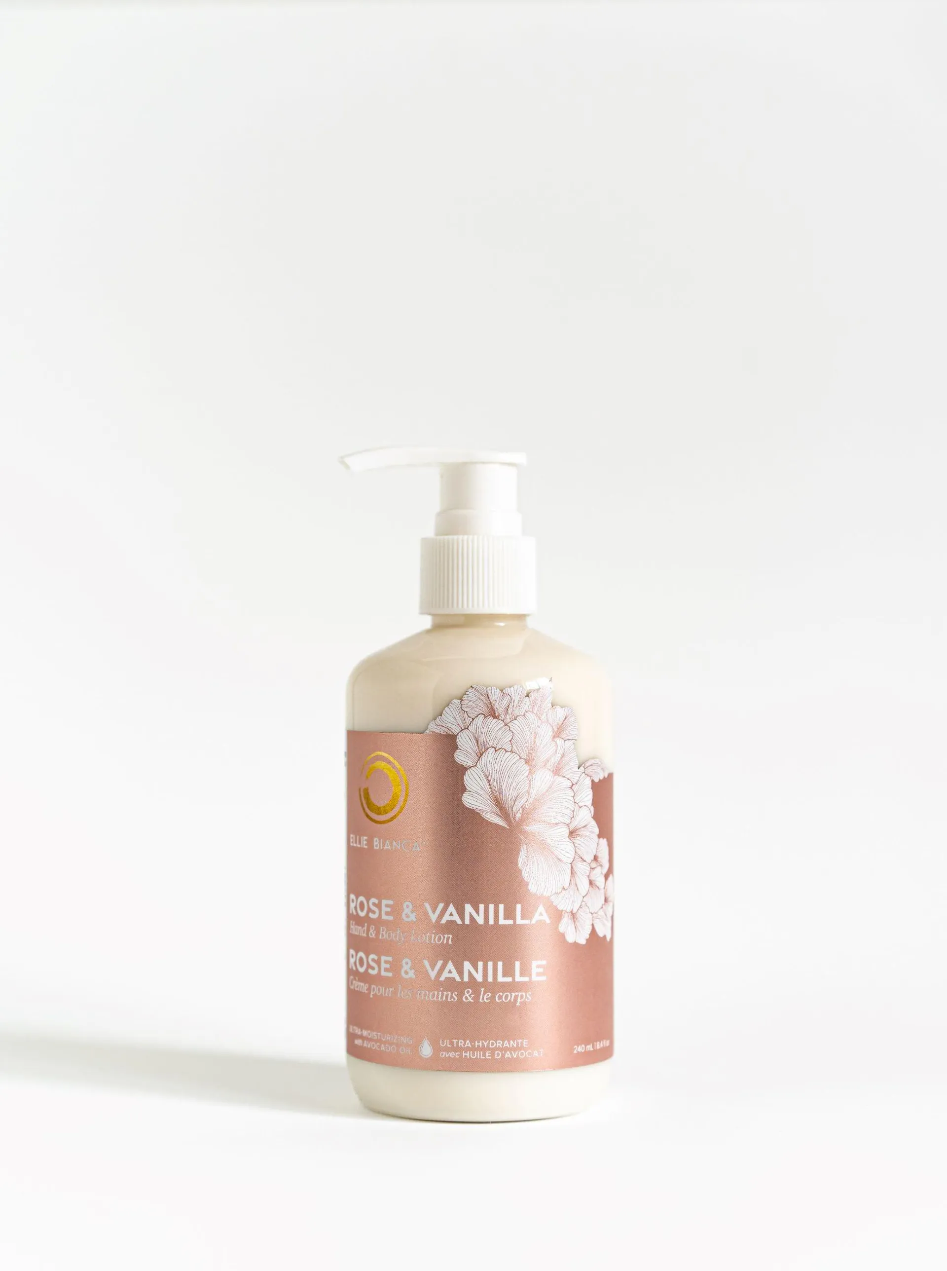 Rose & Vanilla Hand & Body Lotion 240ml- Ellie Bianca