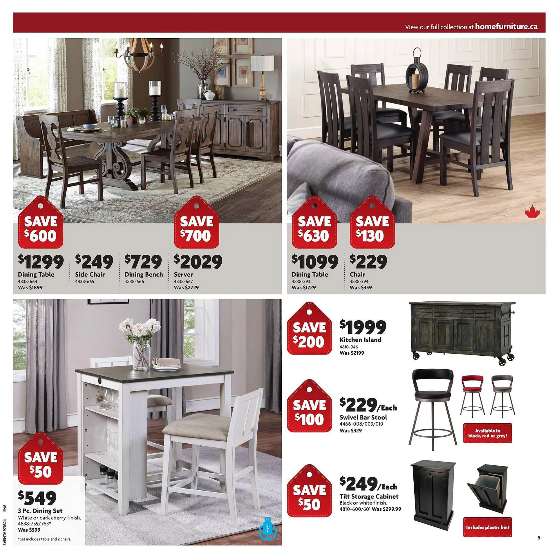 Home Furniture flyer from January 18 to January 24 2024 - flyer page 5