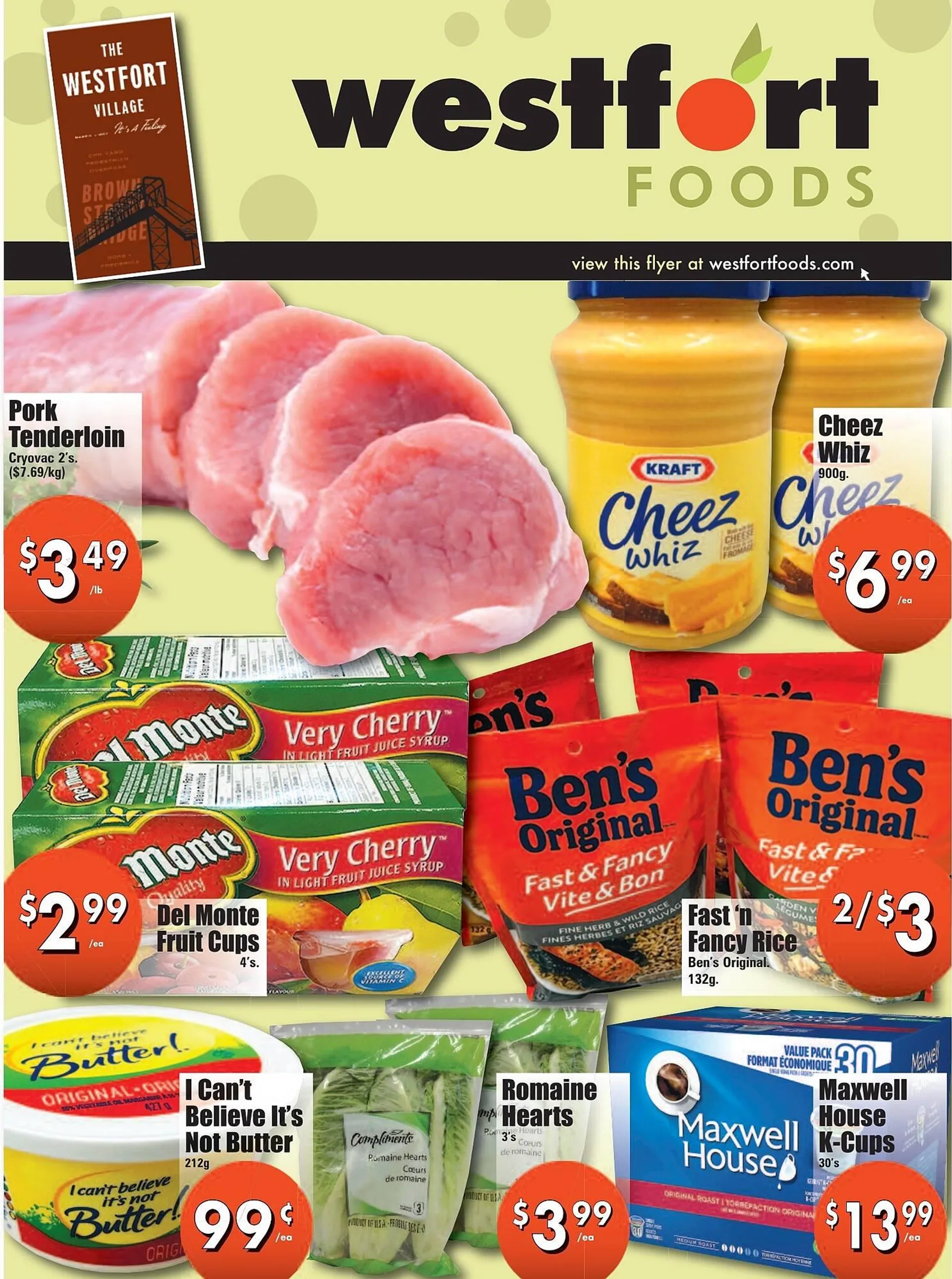 Westfort Foods flyer - 1