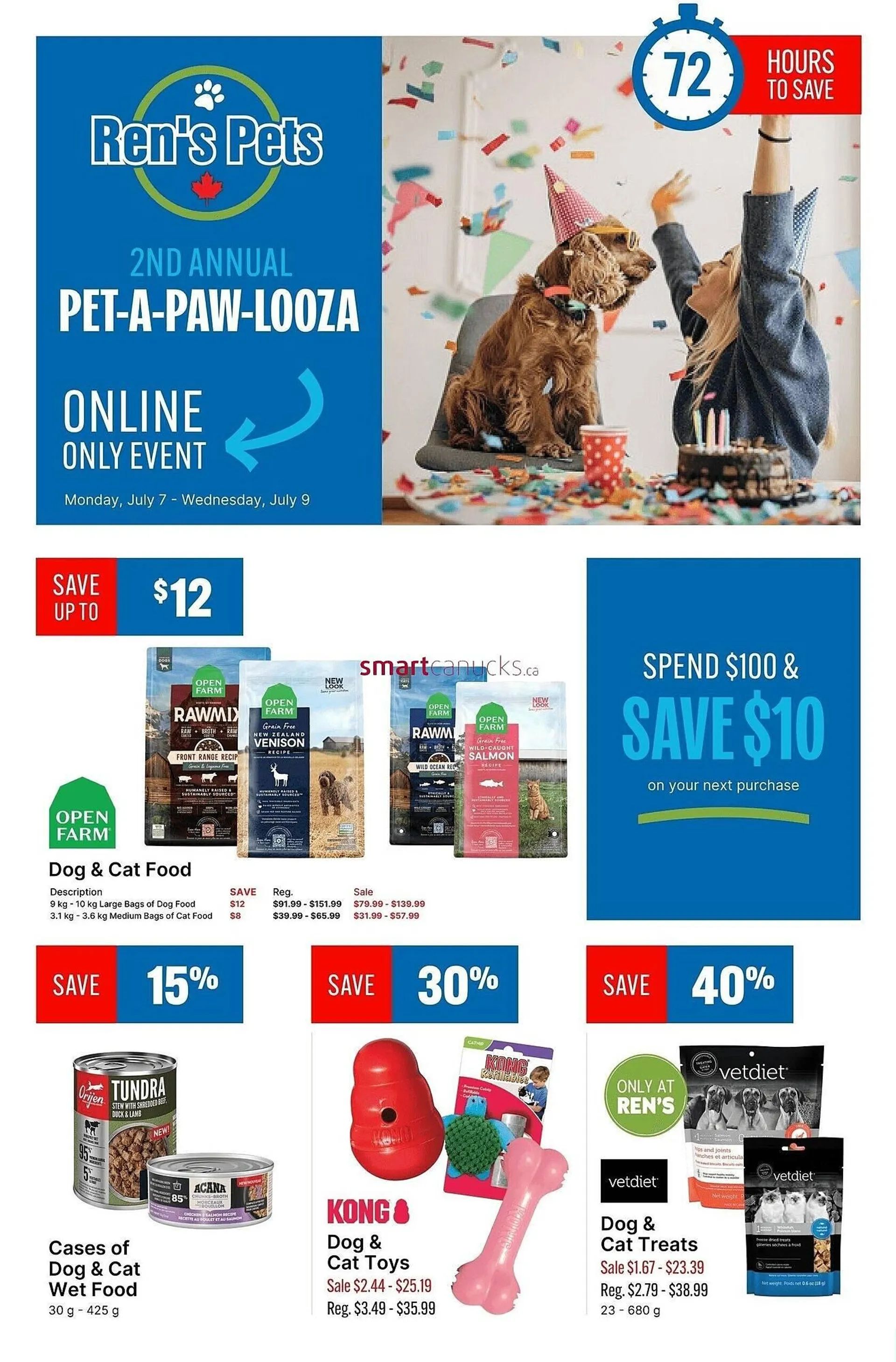 Ren’s Pets Depot flyer from July 9 to July 15 2025 - flyer page 1