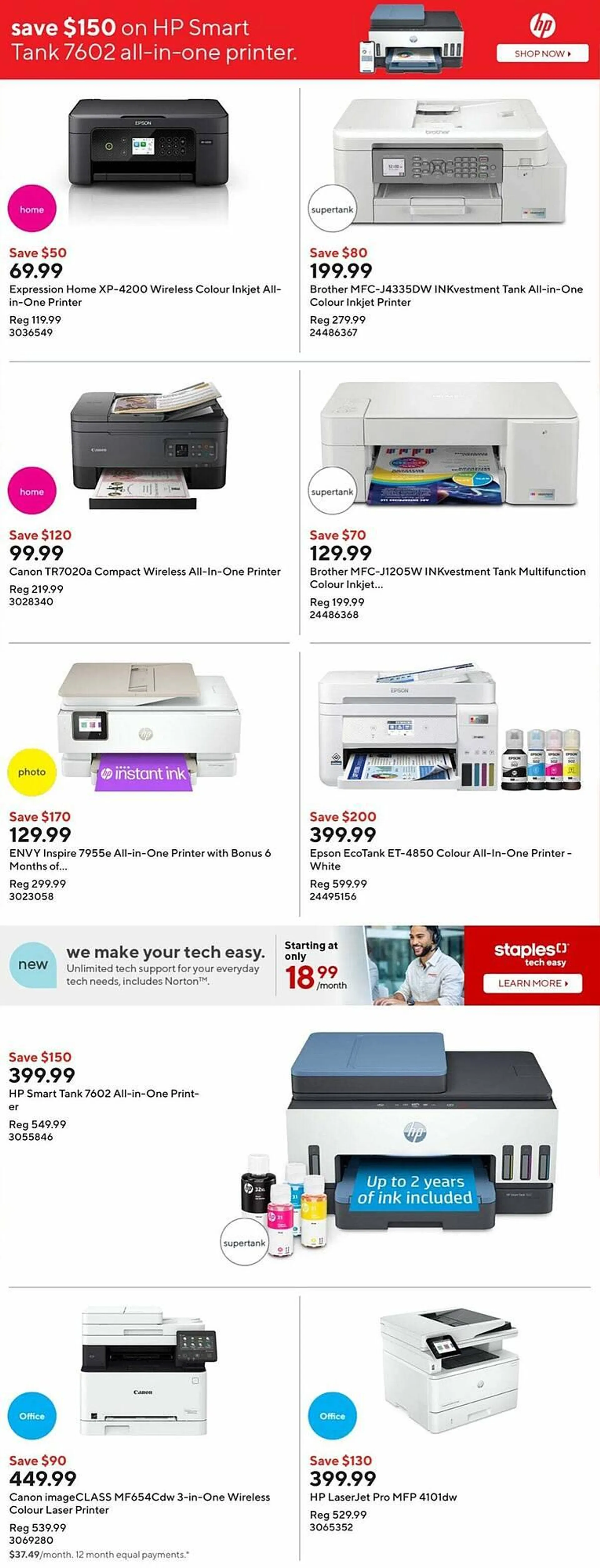 Staples flyer from October 17 to October 24 2024 - flyer page 18